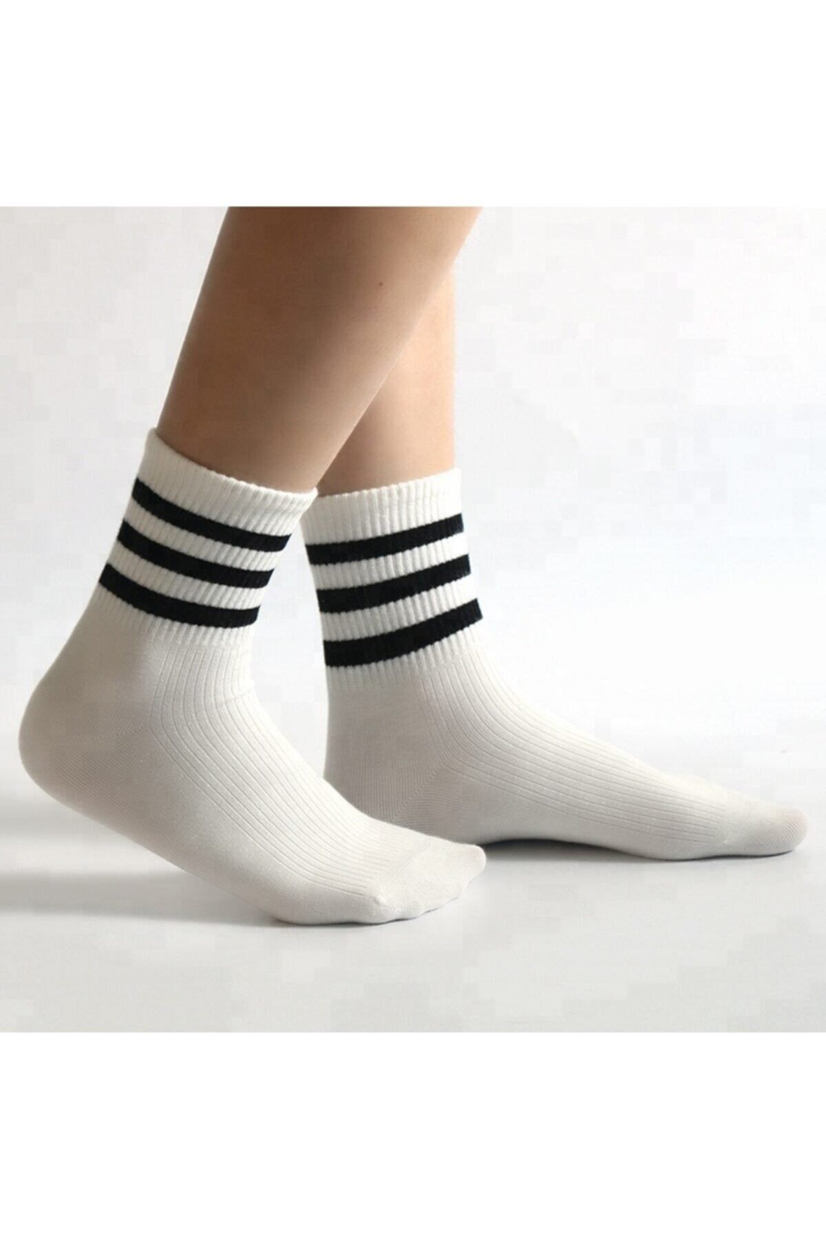 pazariz Beyaz Patik Çorap 6 Adet