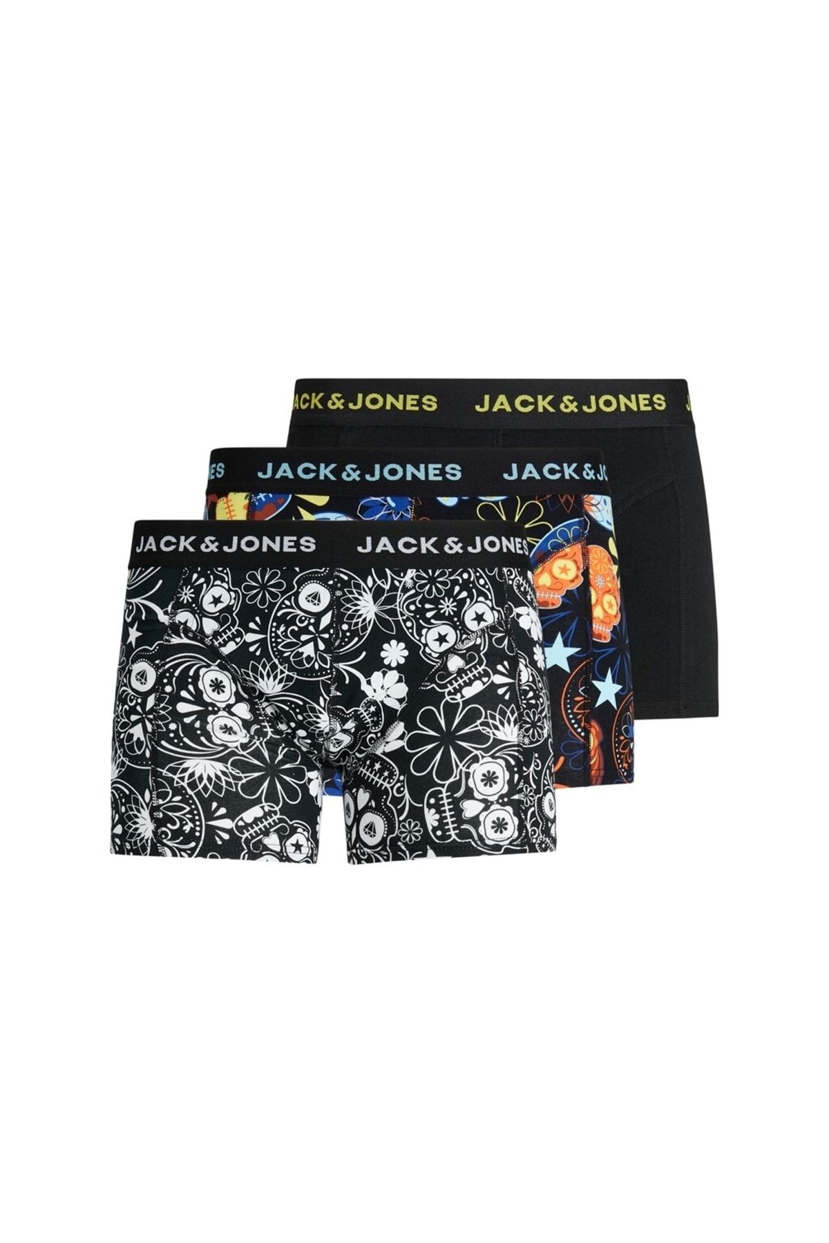 Jack & Jones Jack&jones Siyah Erkek 3'lü Boxer Set 12185485