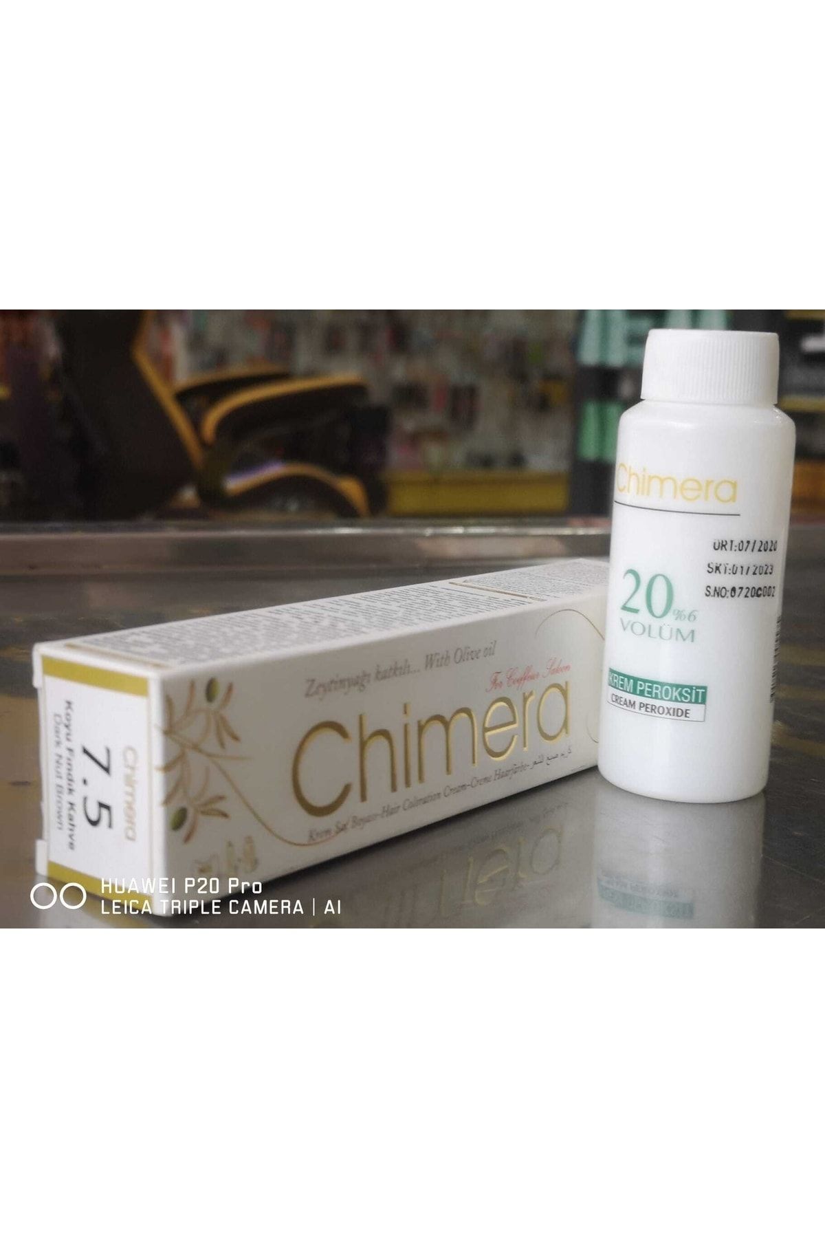 AKOS Chimera 7.5 Koyu Fındık Kahve Saç Boyası 60 Ml Oksidanlı