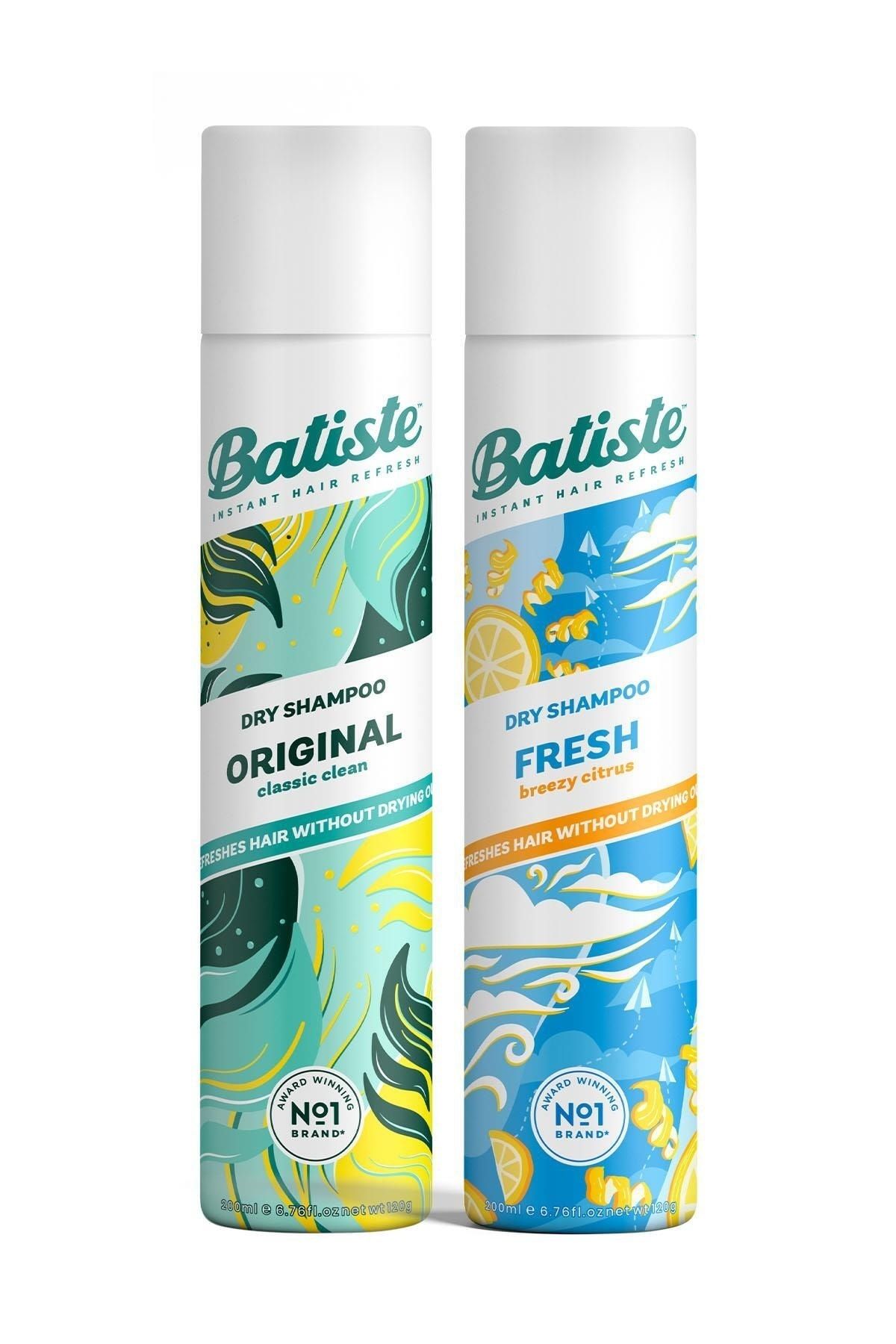 Batiste Orijinal Kuru Şampuan 200ml + Fresh Kuru Şampuan 200 Ml