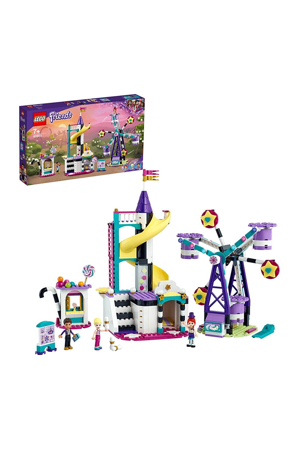 LEGO ® Friends Sihirli Dönme Dolap Ve Kaydırak 41689 Çocuklar Için Yapım Seti; 3 Mini Bebekli Lu