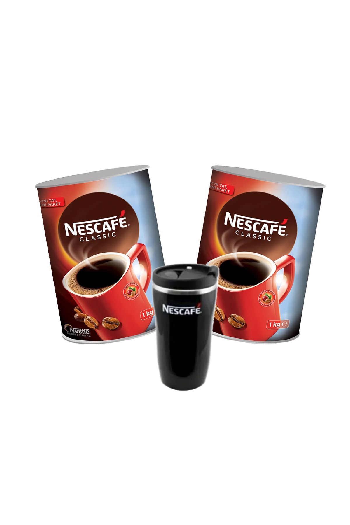 Nescafe Classic 2x + 1x Thermo Mug