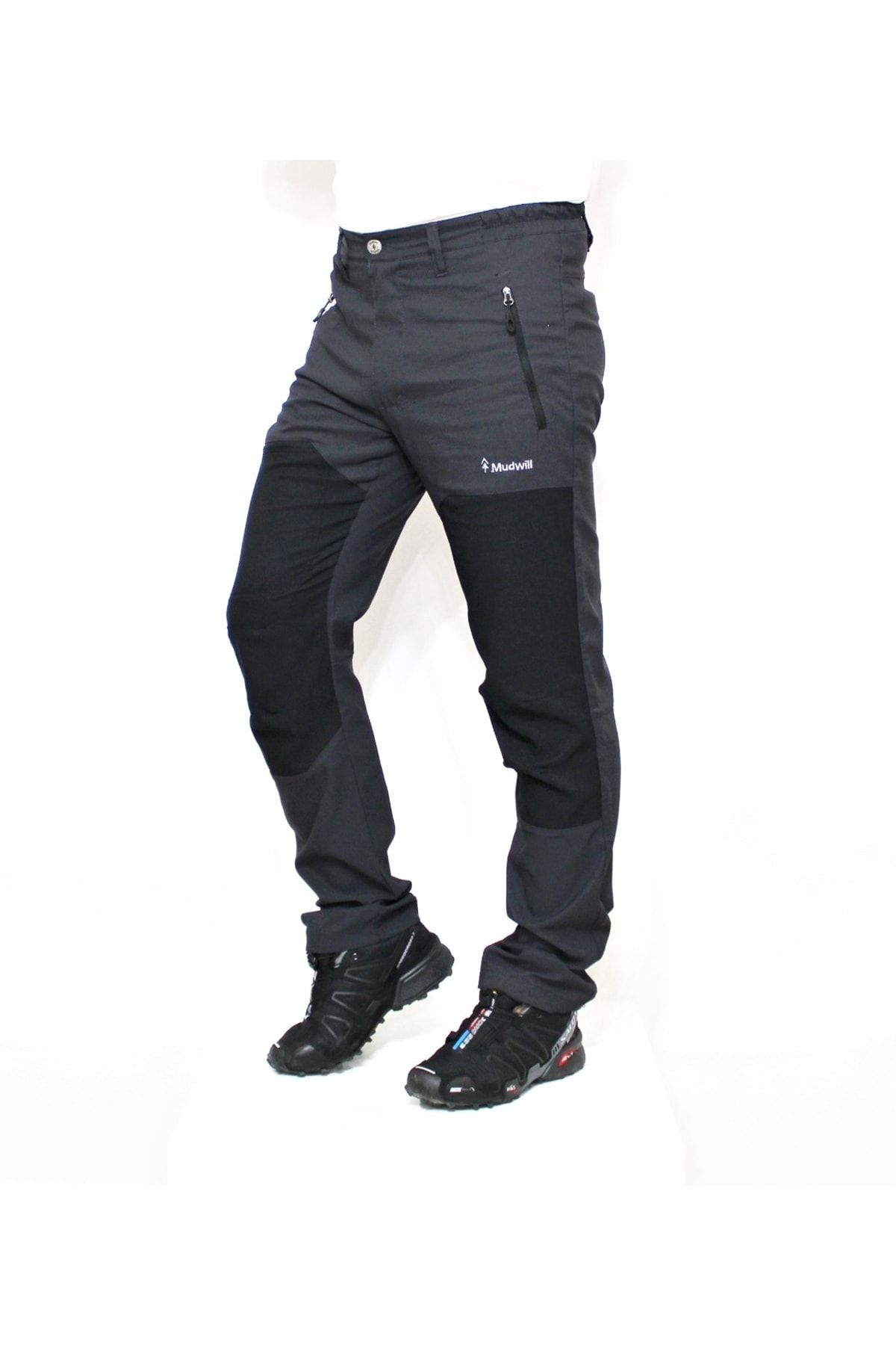 Mudwill Alpin Erkek Outdoor Pantolon-gri Siyah