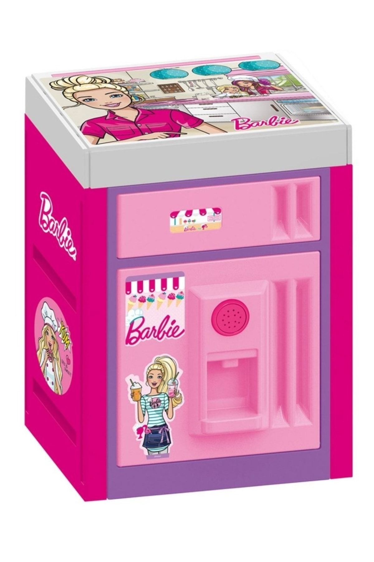 DOLU OYUNCAK Barbie Oyuncak Buzdolabı