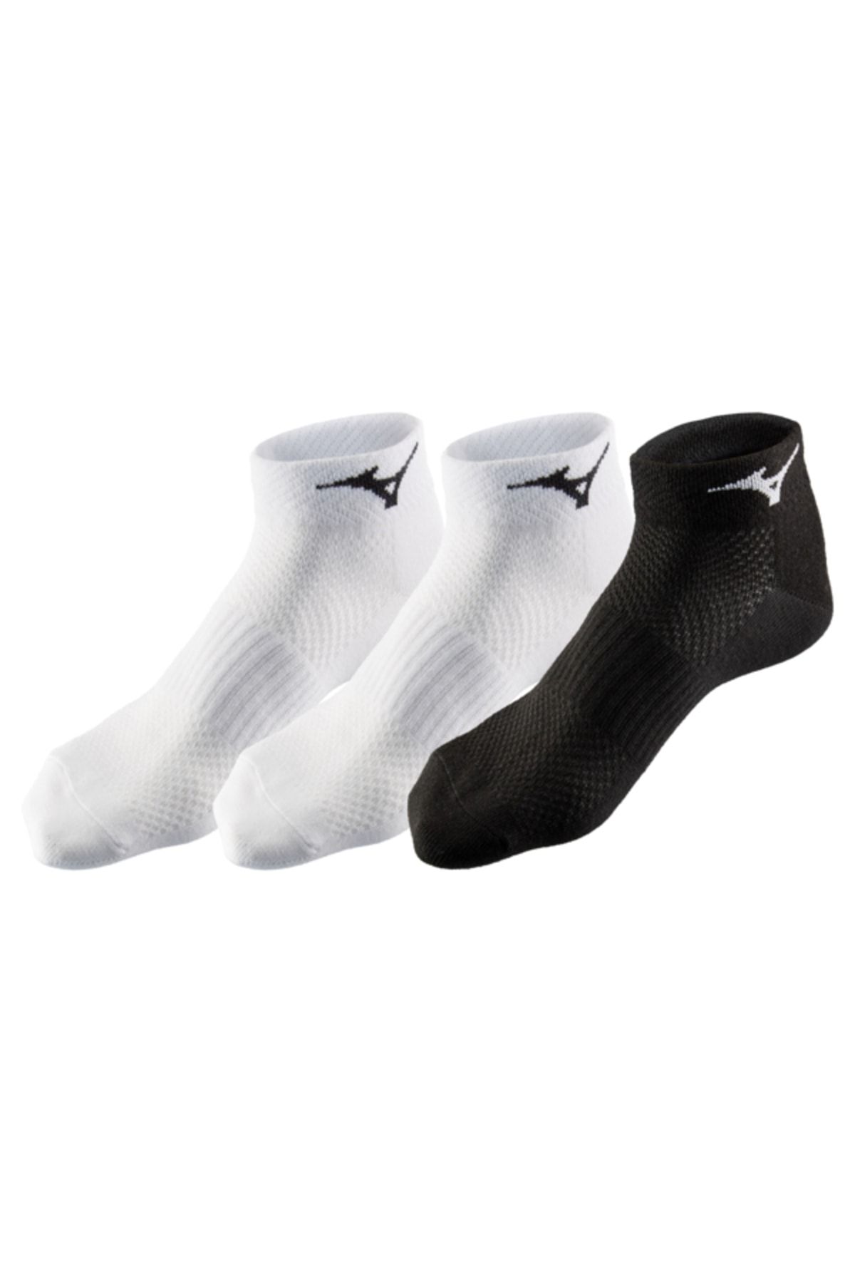 Mizuno Training Mid 3p Unisex Çorap Beyaz/siyah