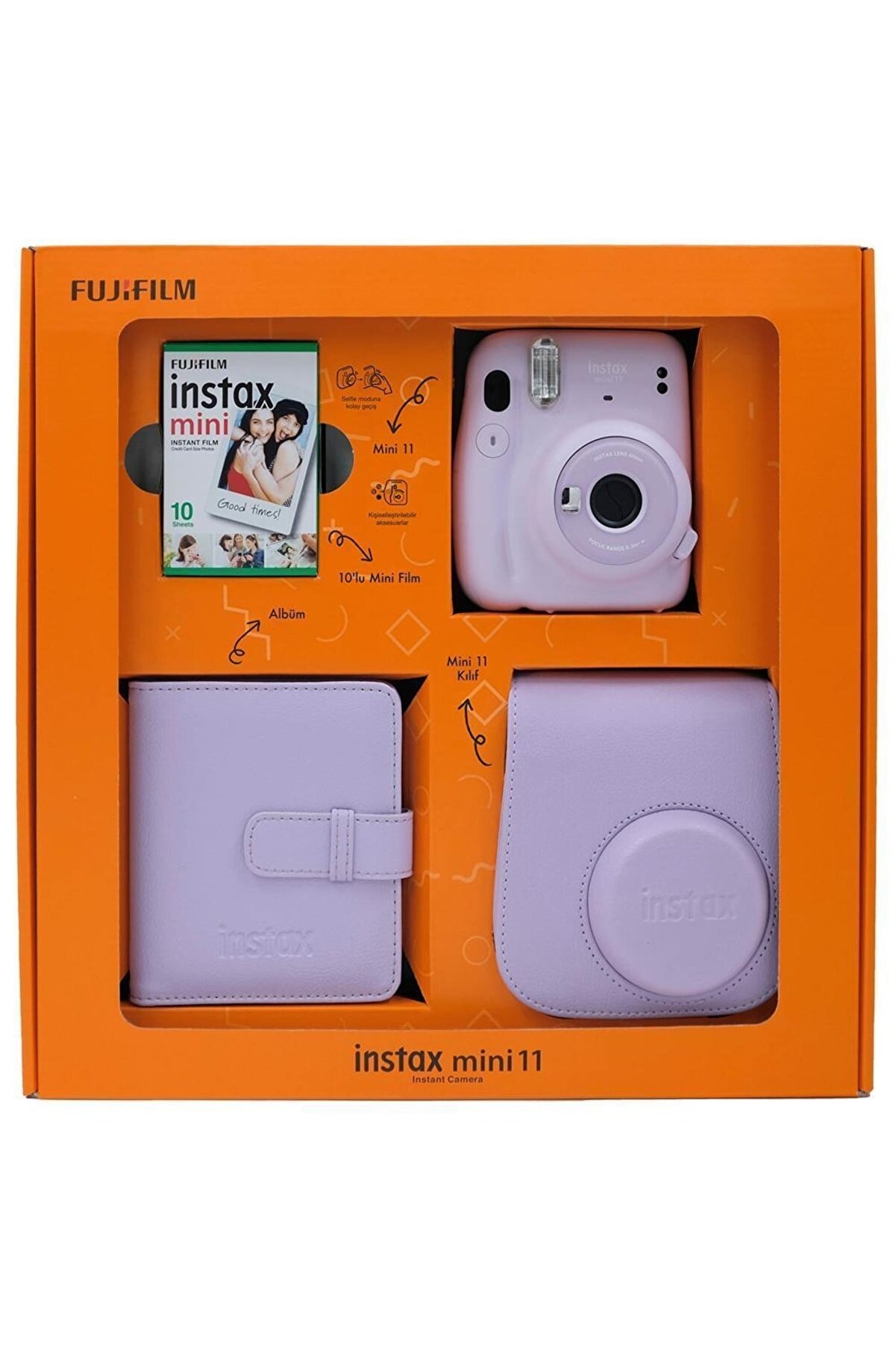 Fujifilm Instax Mini 11 Lila Kit