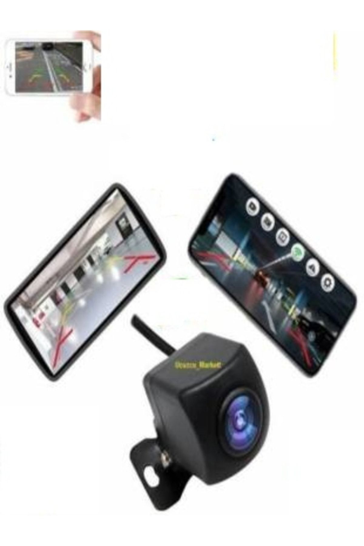 güvenlik Wifi Geri Vites Kamera (cep Telefonu Veya Tabletin Wifi Özelliği Ile Kablosuz Arkayı Izleme Imkanı)