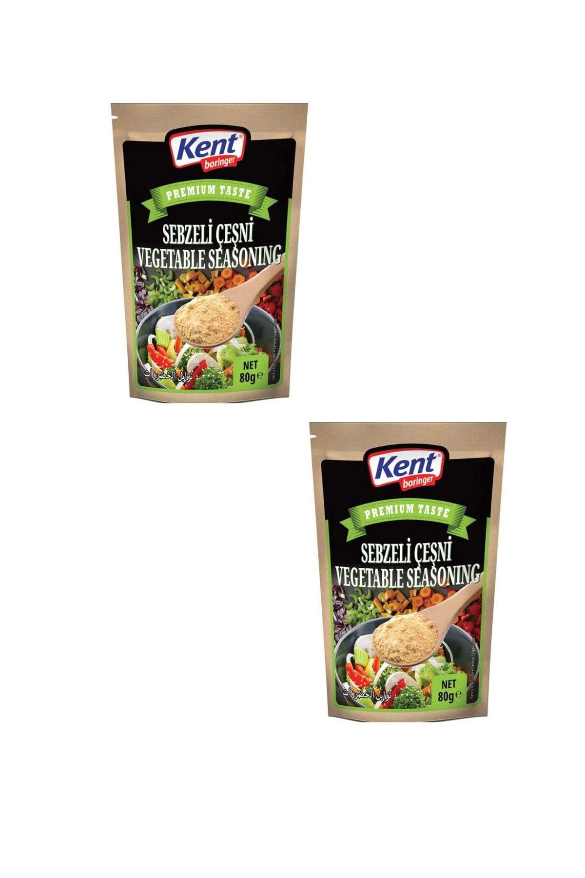 Kent Boringer Sebzeli Çeşni 80 gr  X 2