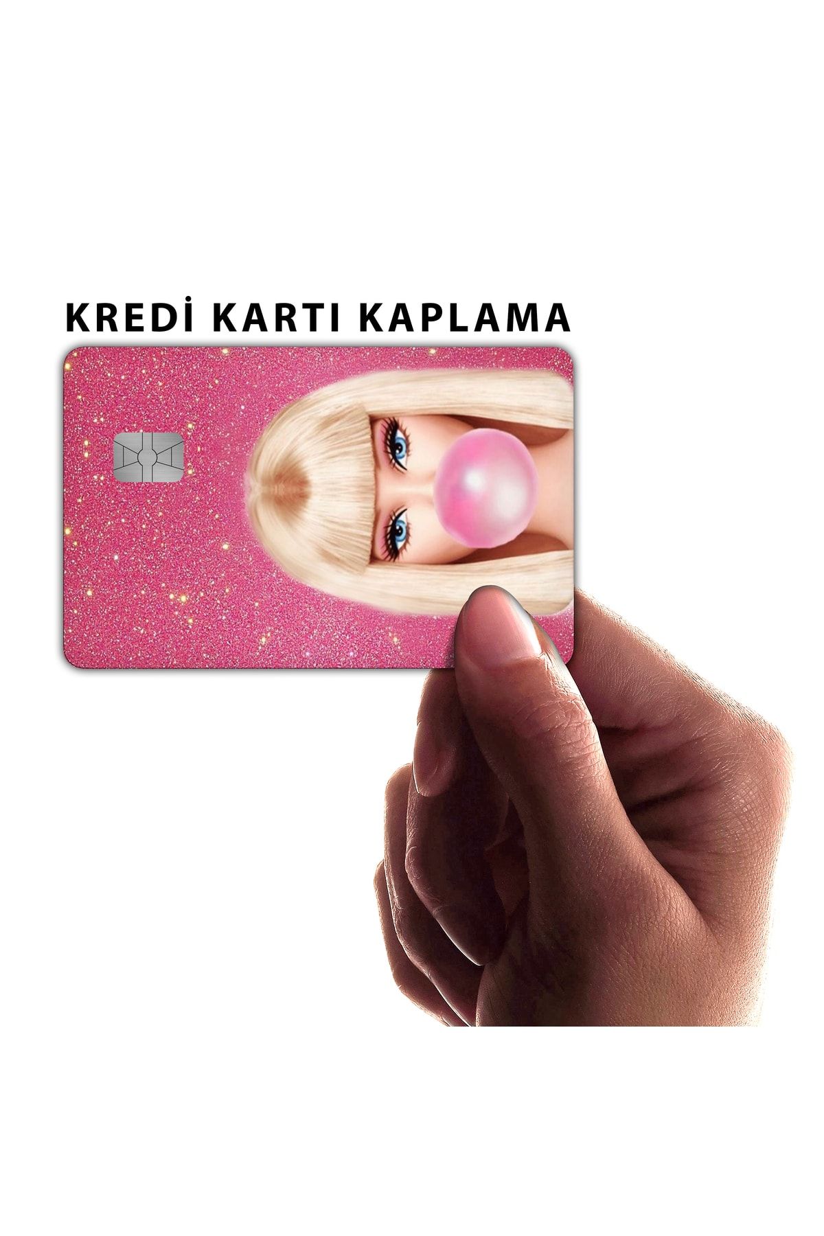 gettsticker Barbie Kredi Kartı Sticker Kaplama 1 Çipli 1çipsiz