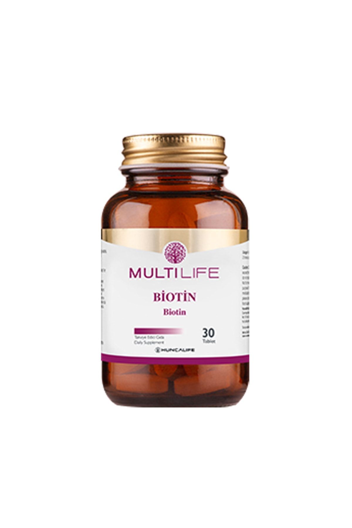 Huncalife Multilife Biotin Içeren Takviye Edici Gıda 30 Tablet