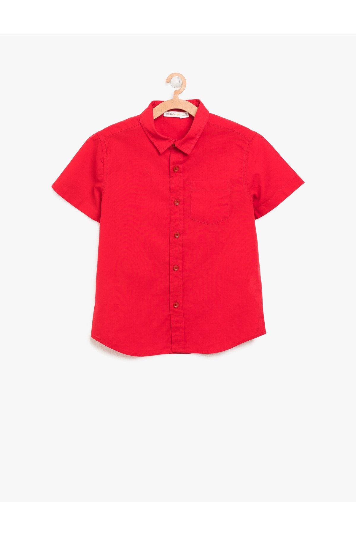 Koton Kırmızı Erkek Çocuk Gömlek