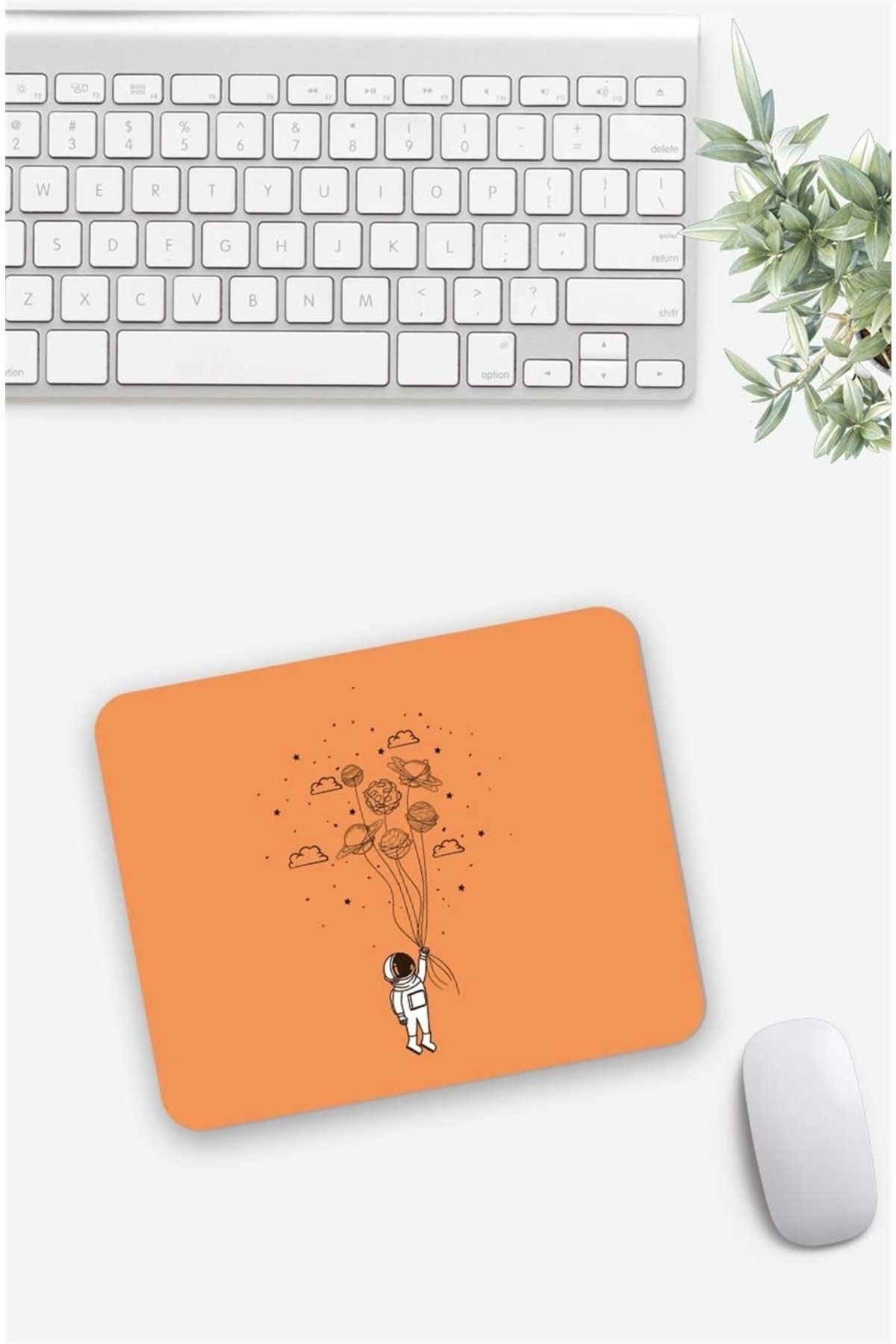 Gizeo Concept Space Astronot Desenli Mouse Pad