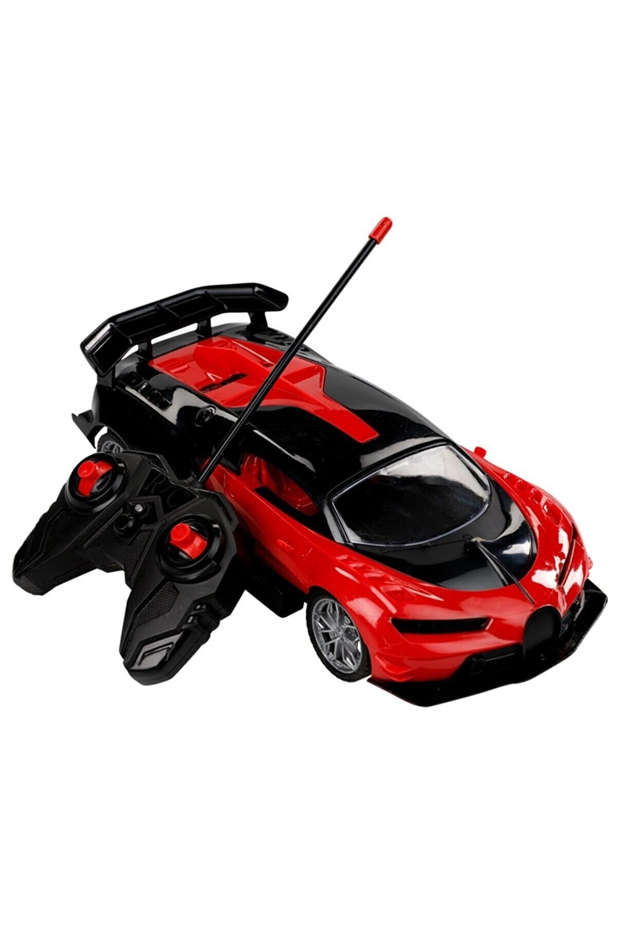 SAZE Kacmaz F Oyuncak Uzaktan Kumandalı Şarjlı Bugatti Araba Kırmızı