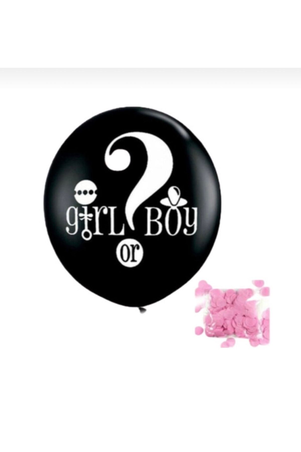 Genel Markalar Cinsiyet Belirleme Partisi Balonu 18inç Kız Bebek