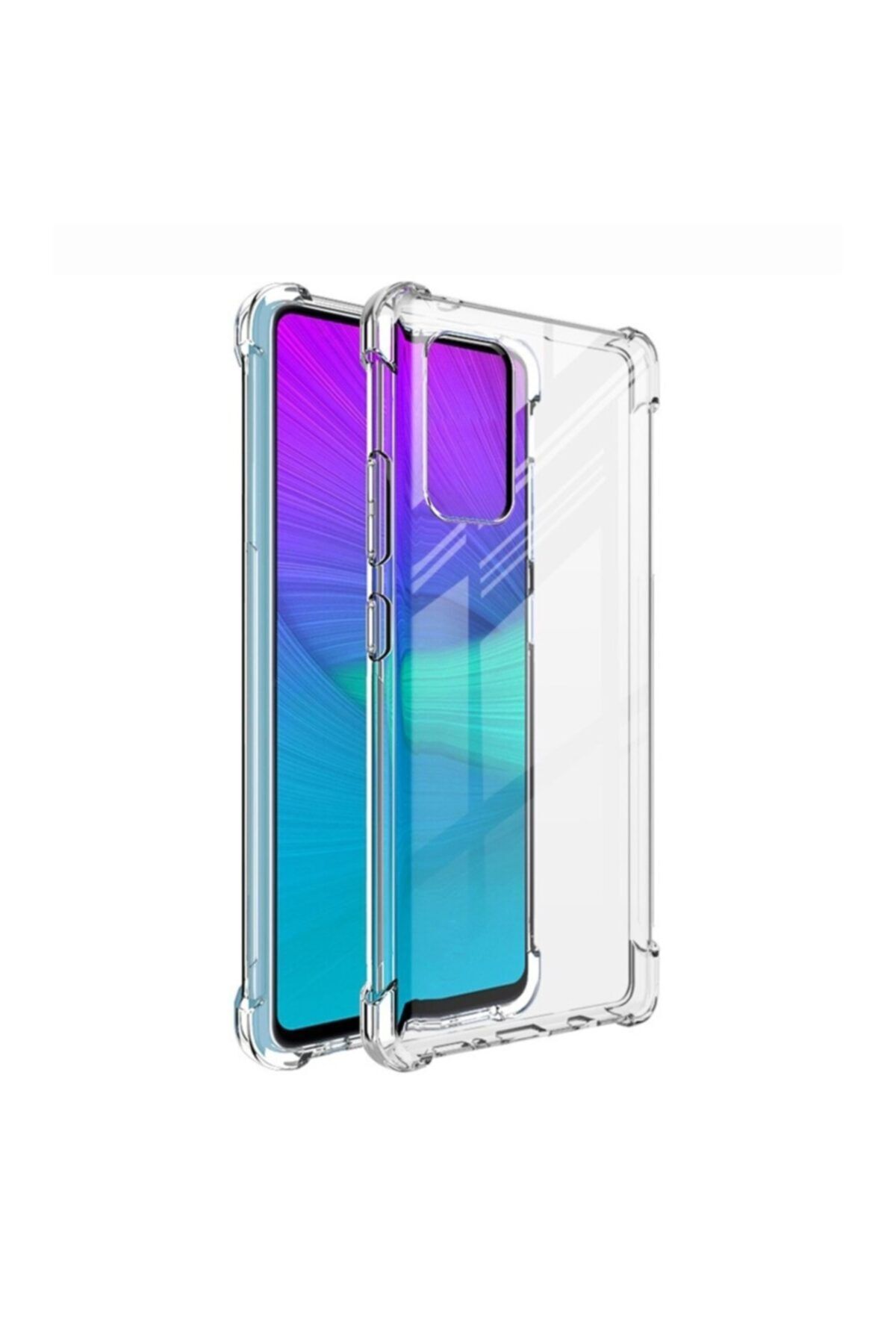Samsung Galaxy S20 Fe Kılıf Darbe Korumalı Silikon Şeffaf Nano Ekran Koruyucu