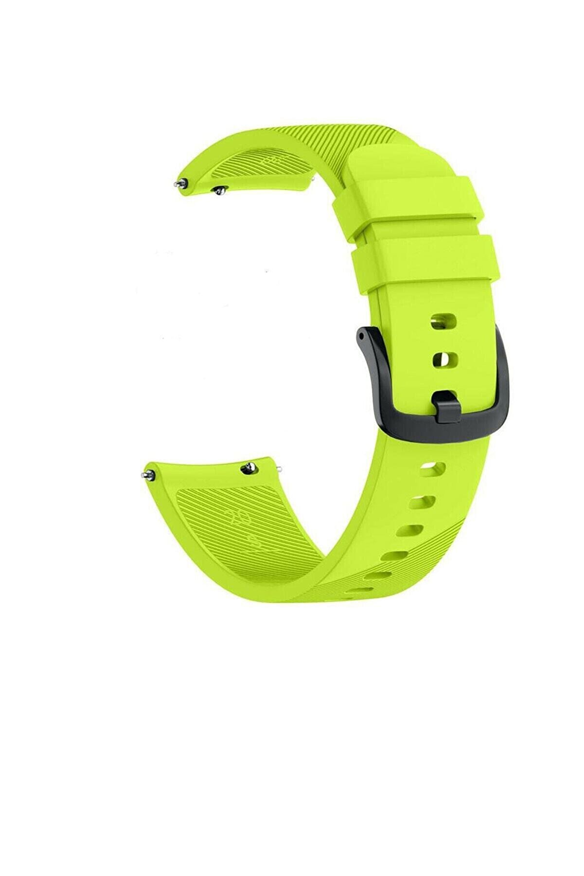 TahTicMer Huawei Watch Gt2 46mm Sport Kordon Silikon Yeşil