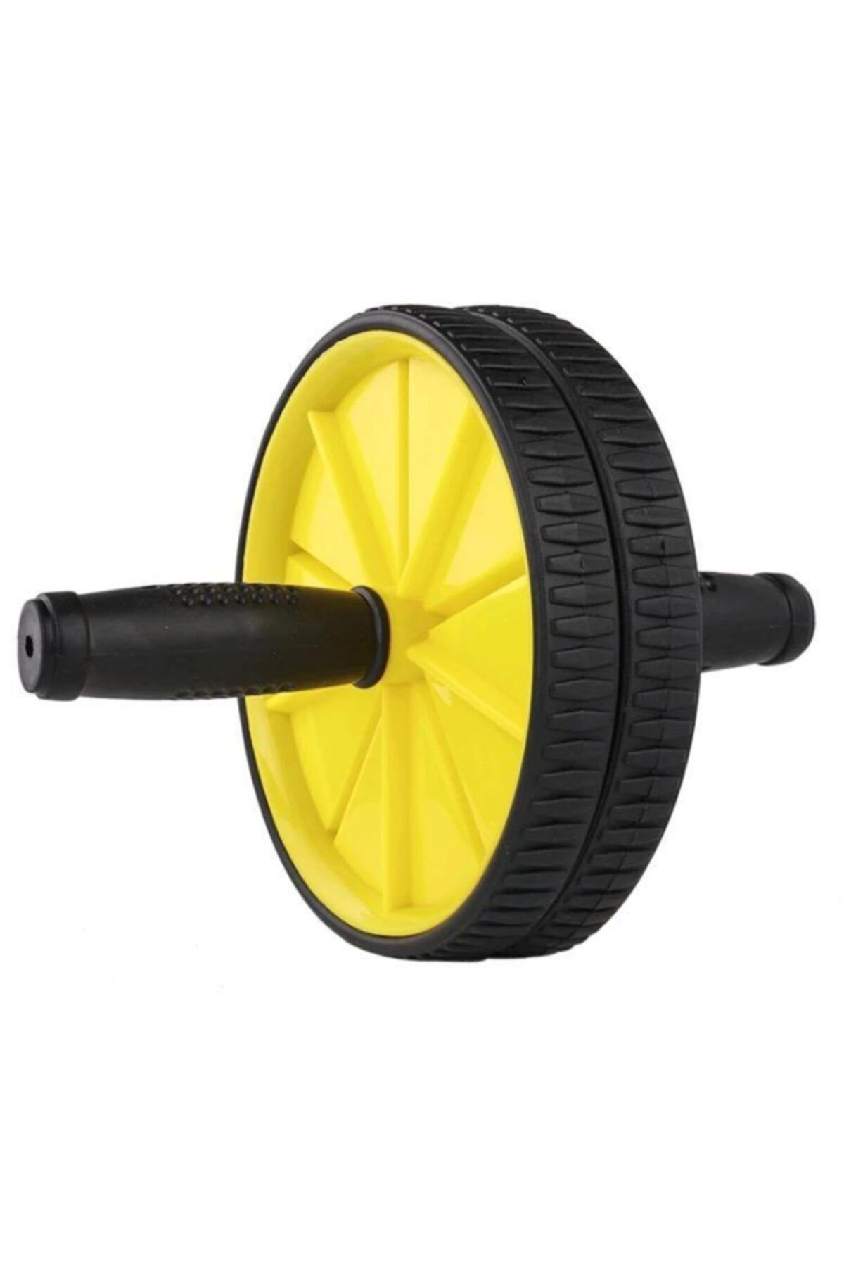 Leyaton Sarı Fitness Karın Kası Sixpack Egzersiz Tekeri Spor Aleti Sarı