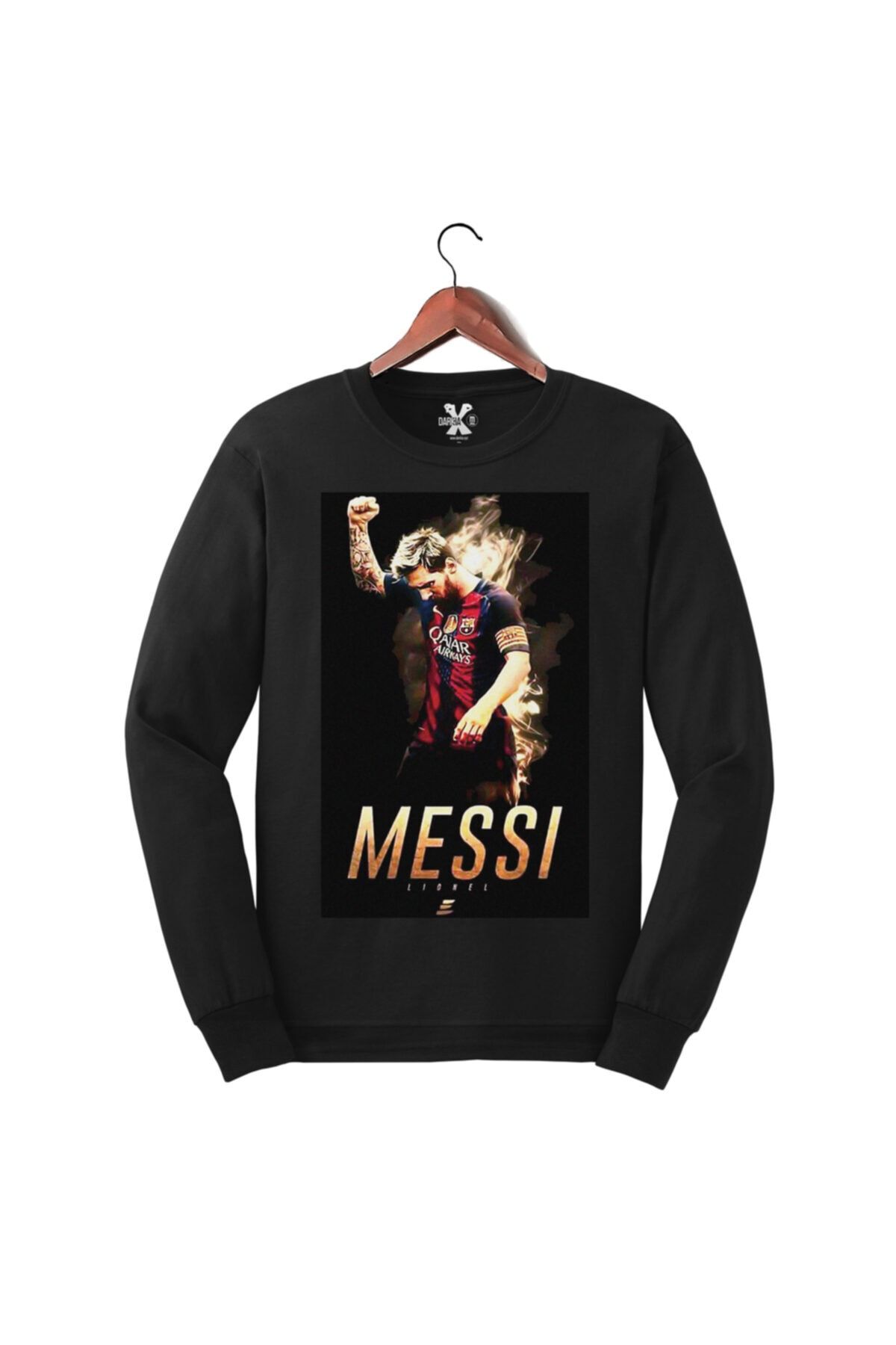 Darkia Lionel Messi Baskılı Uzun Kollu Sweat - Sweatshirt