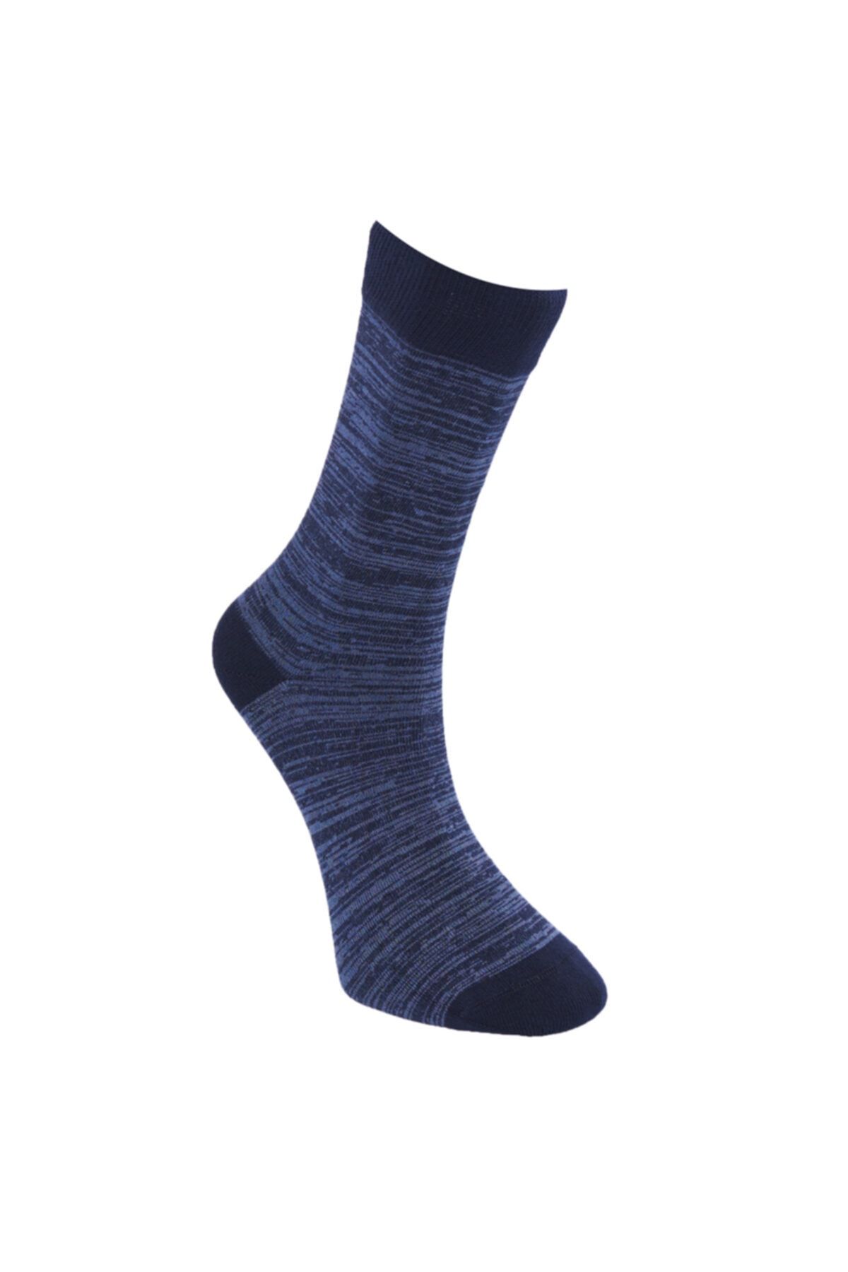 Altınyıldız Classics Erkek Lacivert-mavi Tekli Desenli Çorap
