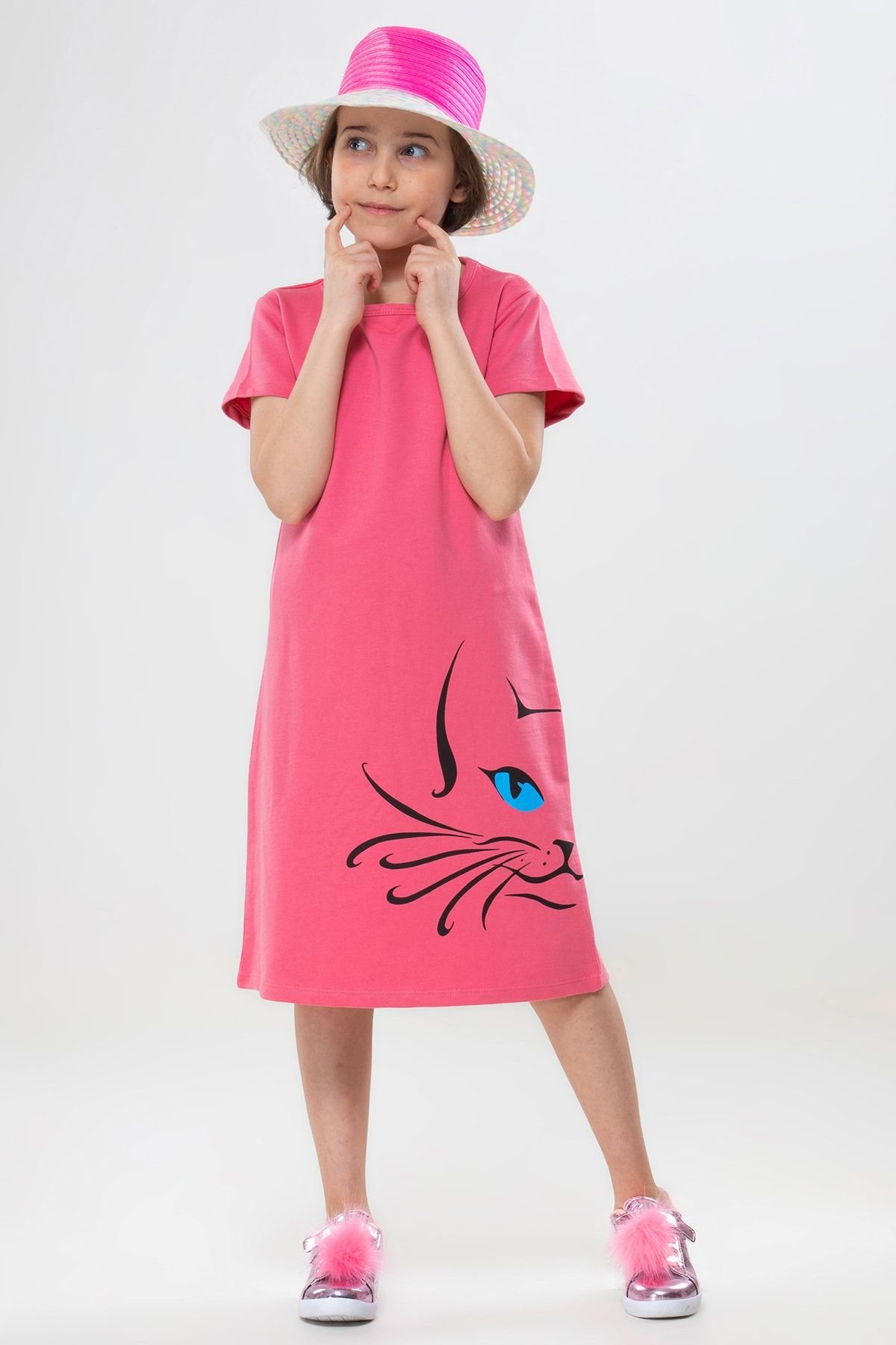 ZENOKIDO Blue Eyes Cat Elbise