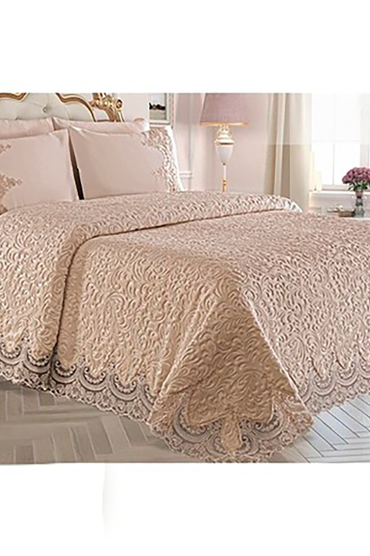 shehba bella home adriana battaniyeli yatak ortusu fiyati yorumlari trendyol