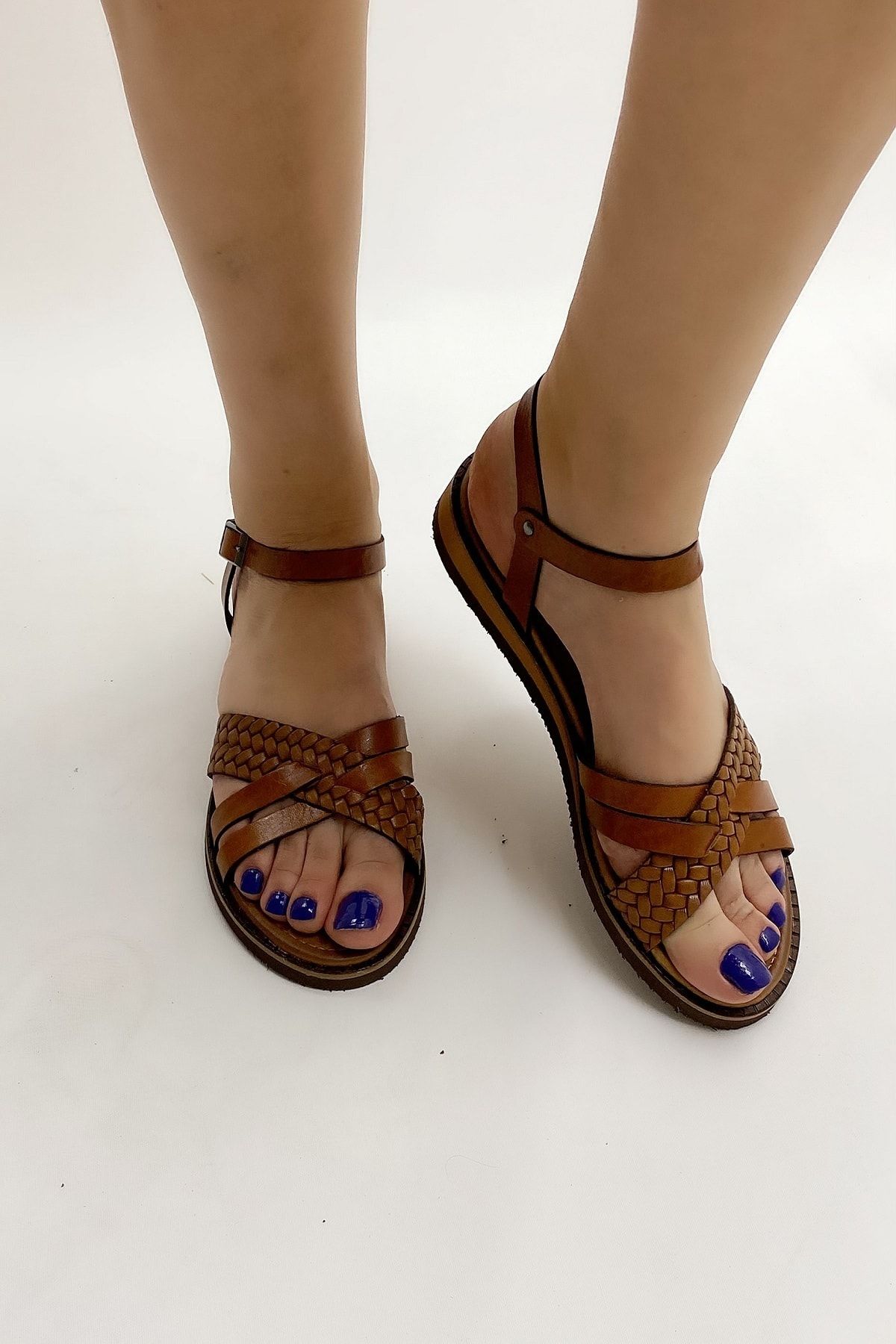 Ülkü Yaman Collection Kadın Hakiki Deri Sandalet