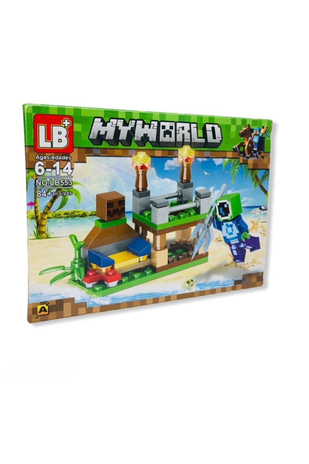 Medska Minecraft Kutulu Lego 84 Parça Mıne Craft Lego Set