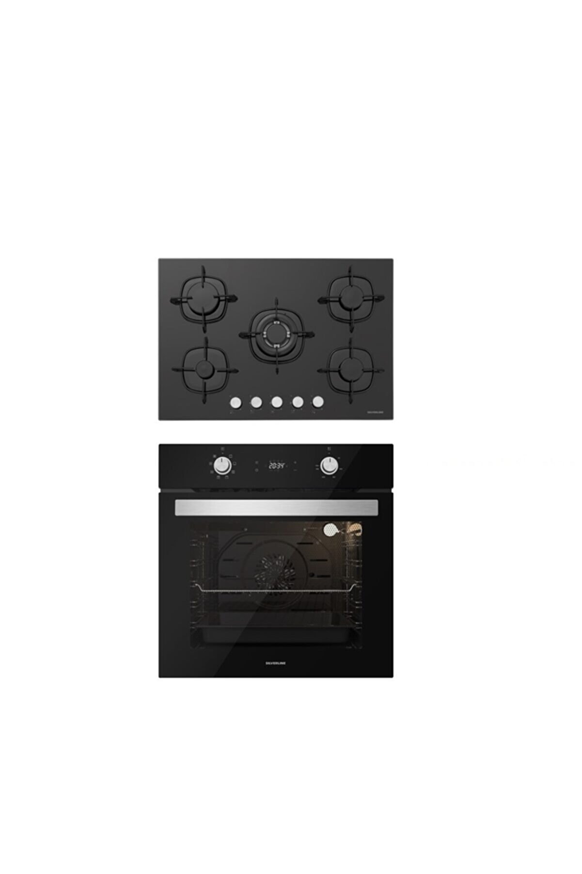 Siyah 2'li Ankastre Set 5 Yıl Garanti (Cs5365b01103bo6504b01)