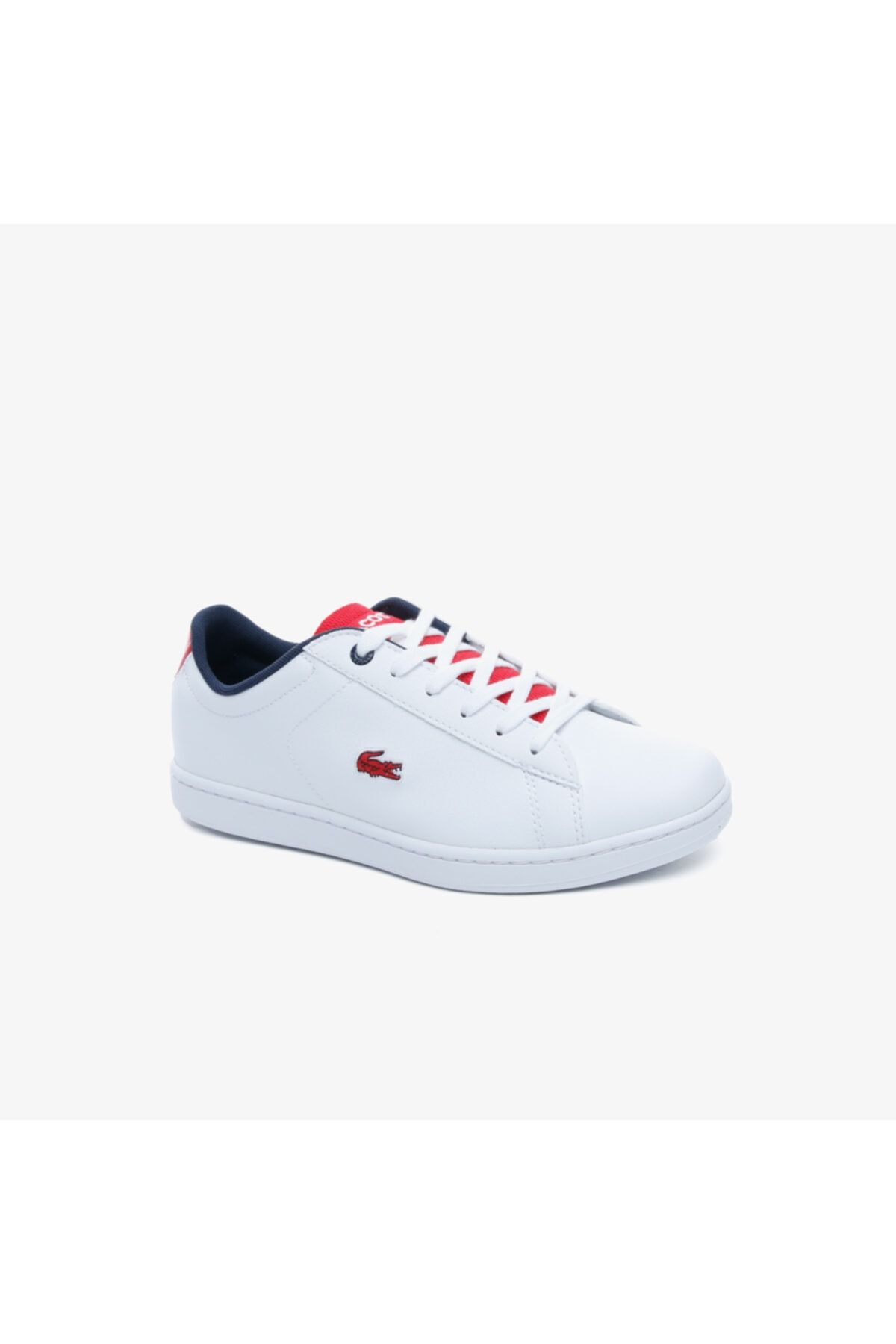 Lacoste Carnaby Evo 120 2 Kadın Beyaz- Kırmızı Sneaker