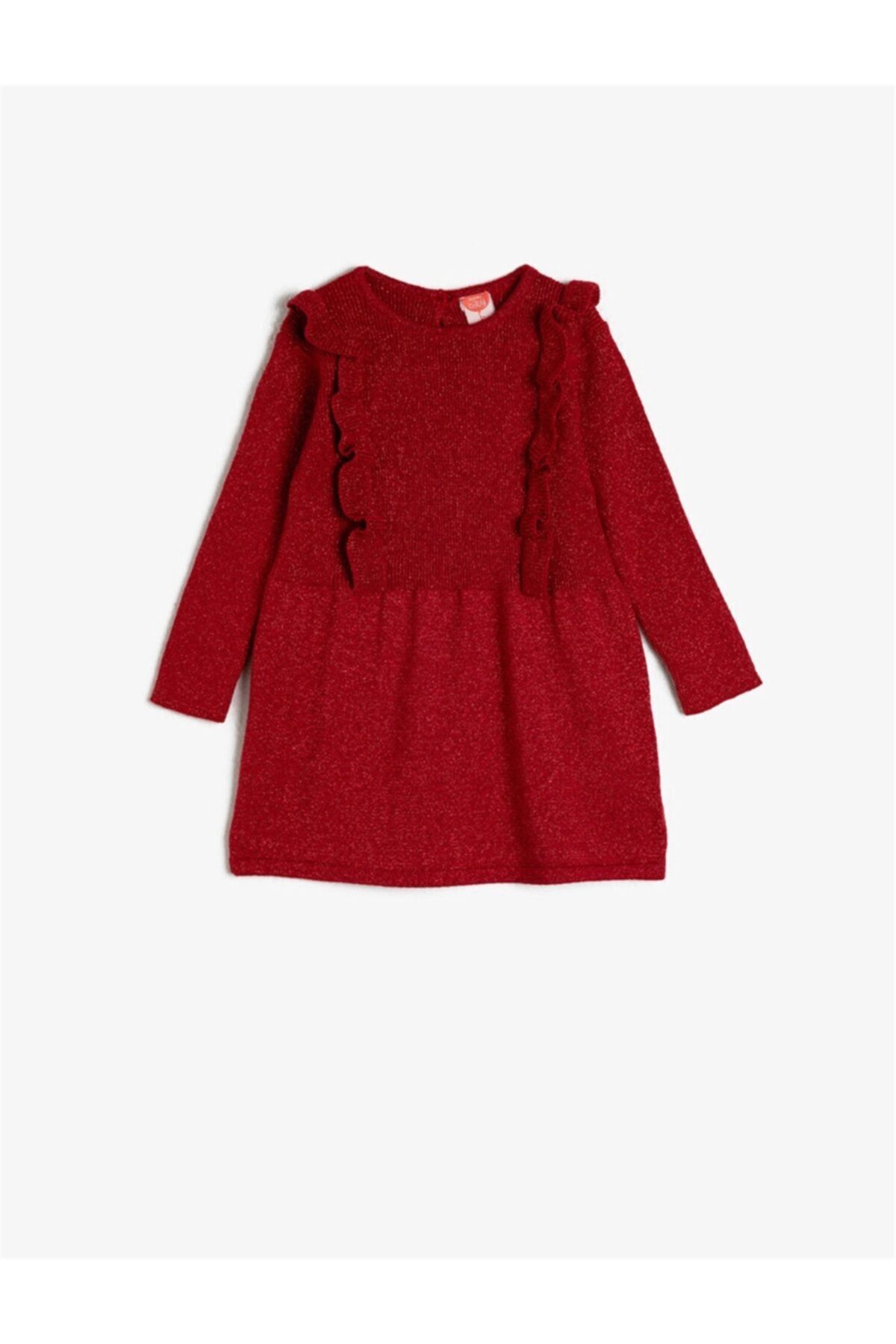 Koton Kız Bebek Kırmızı Elbise