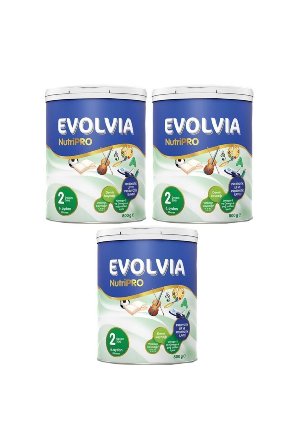 Evolvia 2 800 gr. 3'lü