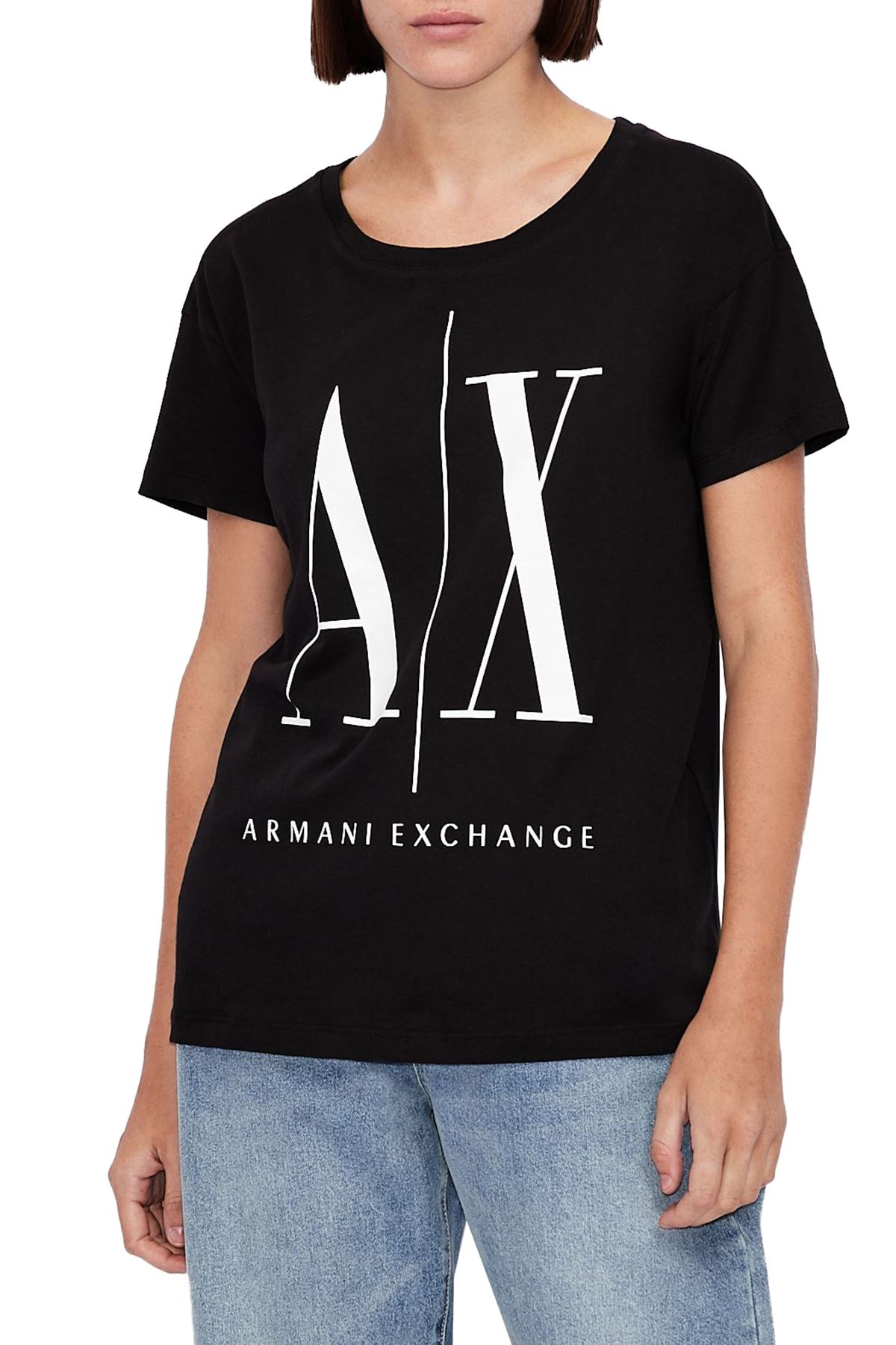 Armani Exchange Kadın Pamuklu T Shirt   8nytcx Yjg3z 1200