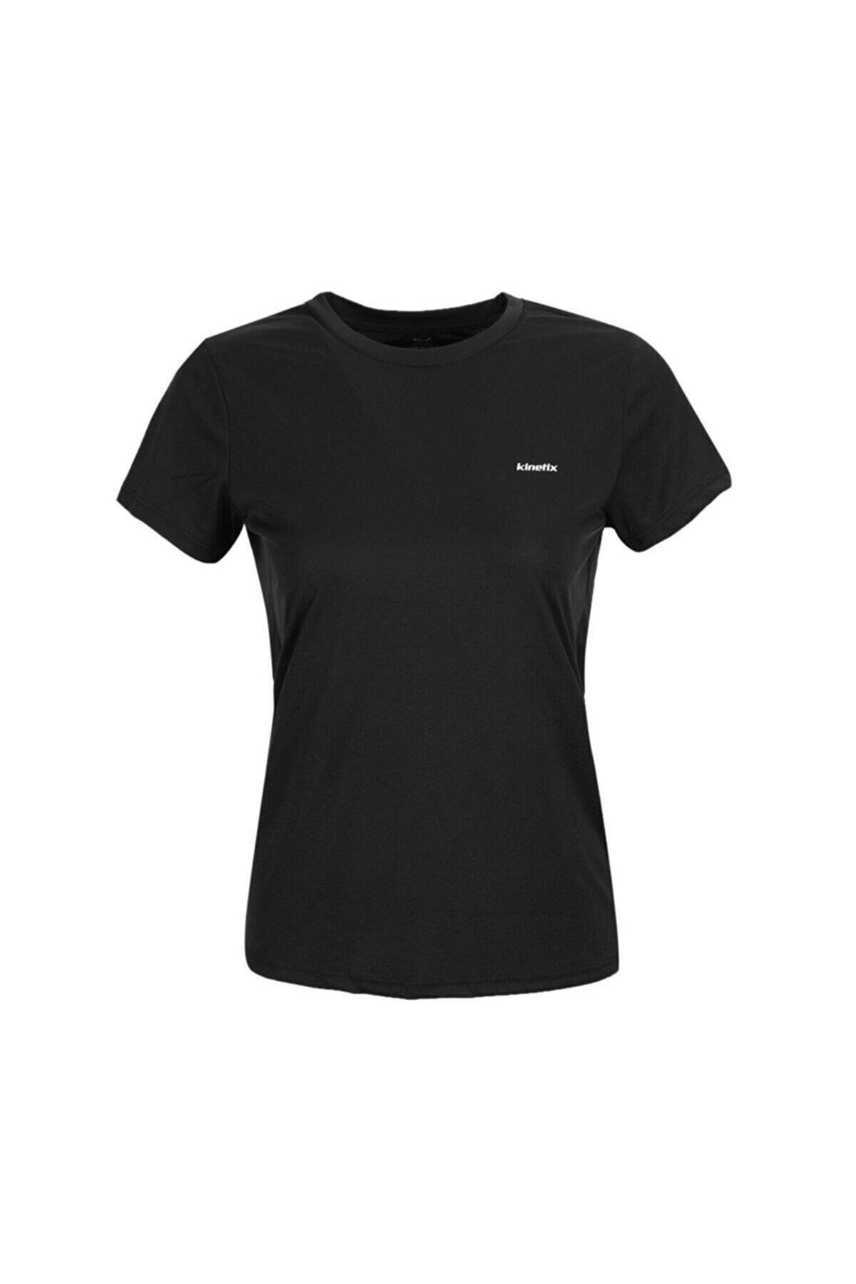 Kinetix SN230 BASIC PES C NECK T- Siyah Kadın T-Shirt 100581635