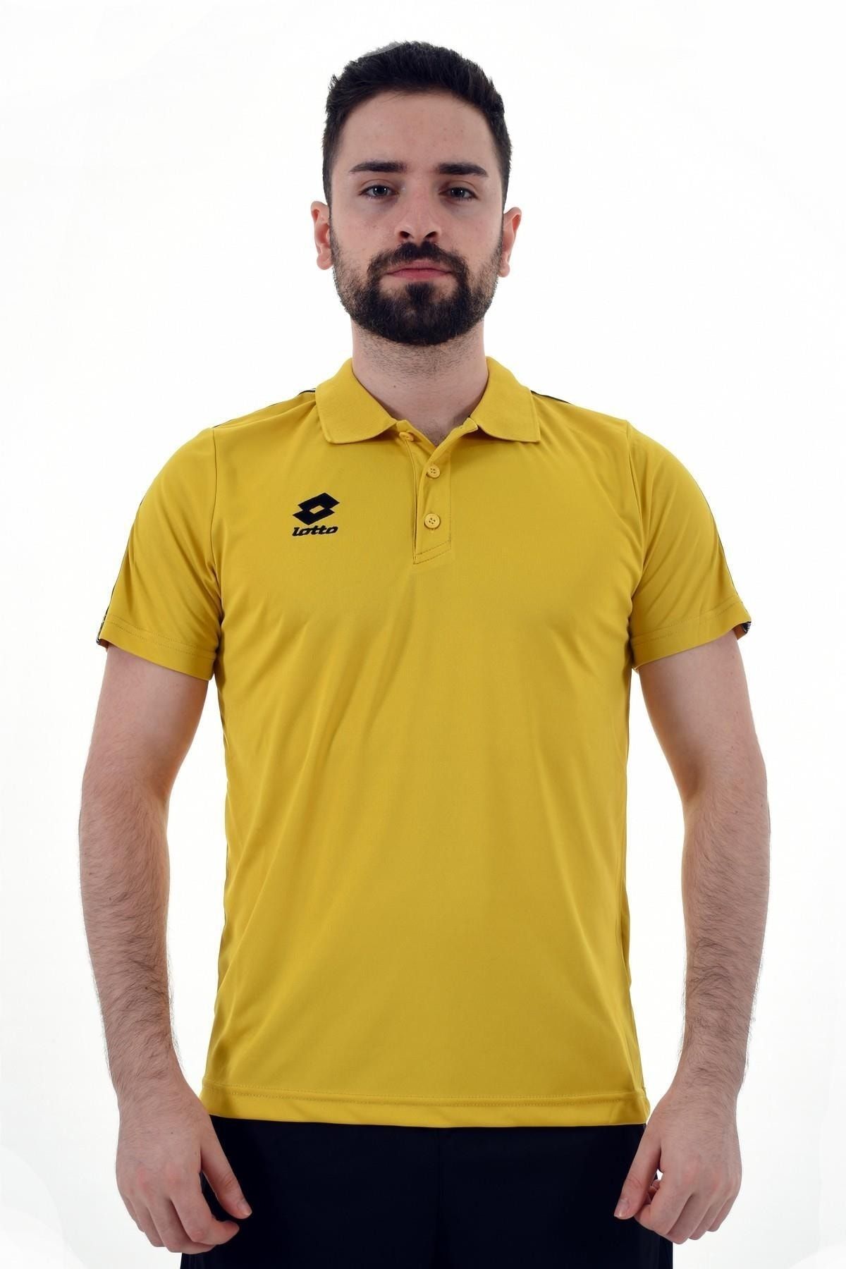 Lotto Erkek Sarı Athletica Polo Camp Pl T-shirt R8945