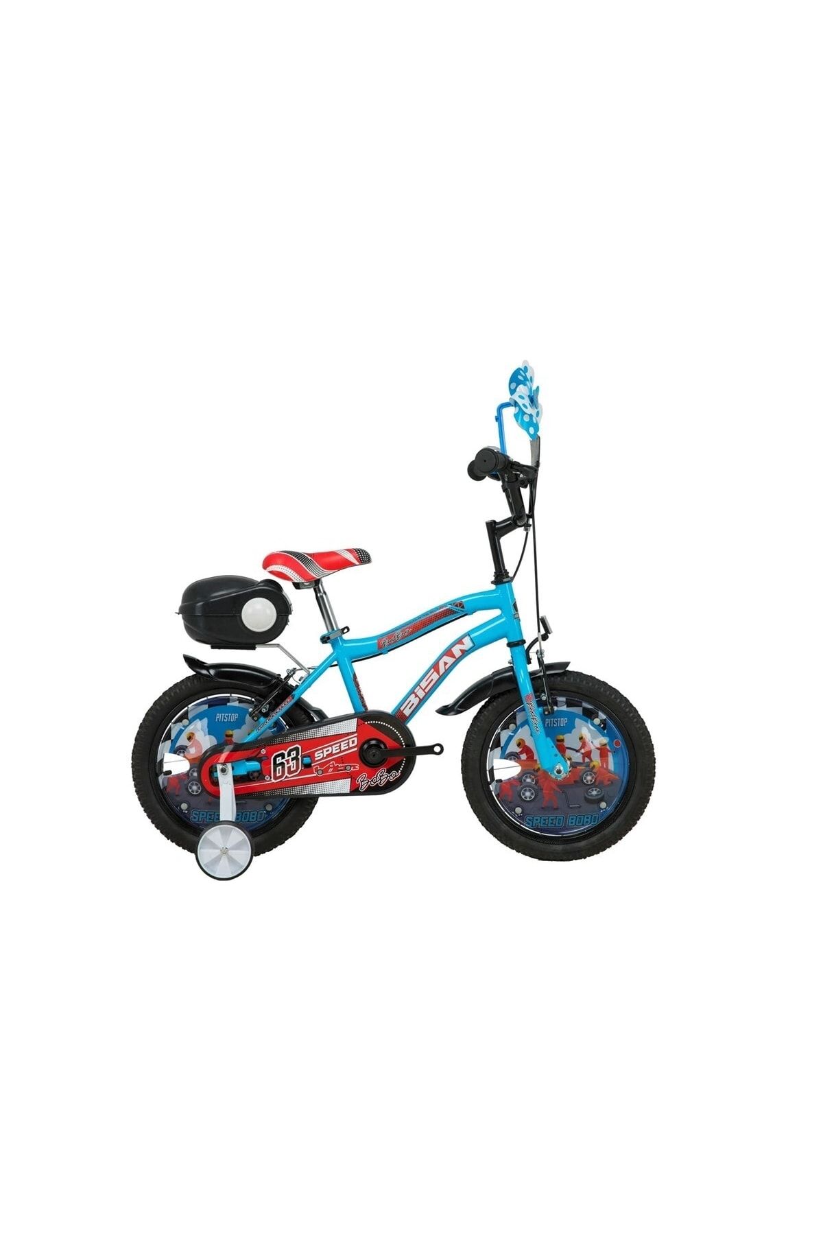 Bisan Kds 2200 Bobo 16 Jant Çocuk Bisikleti Yeni Model Mavi-turuncu