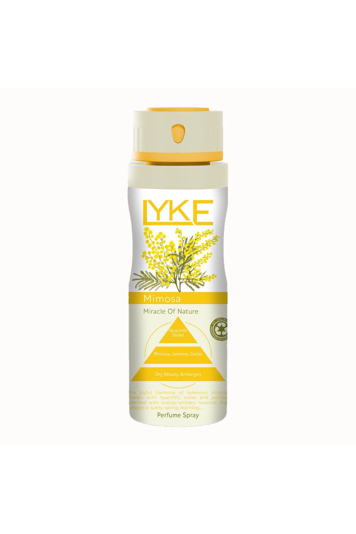 Lyke Of Nature Mimosa Kadın Deodorant Sprey 200 Ml