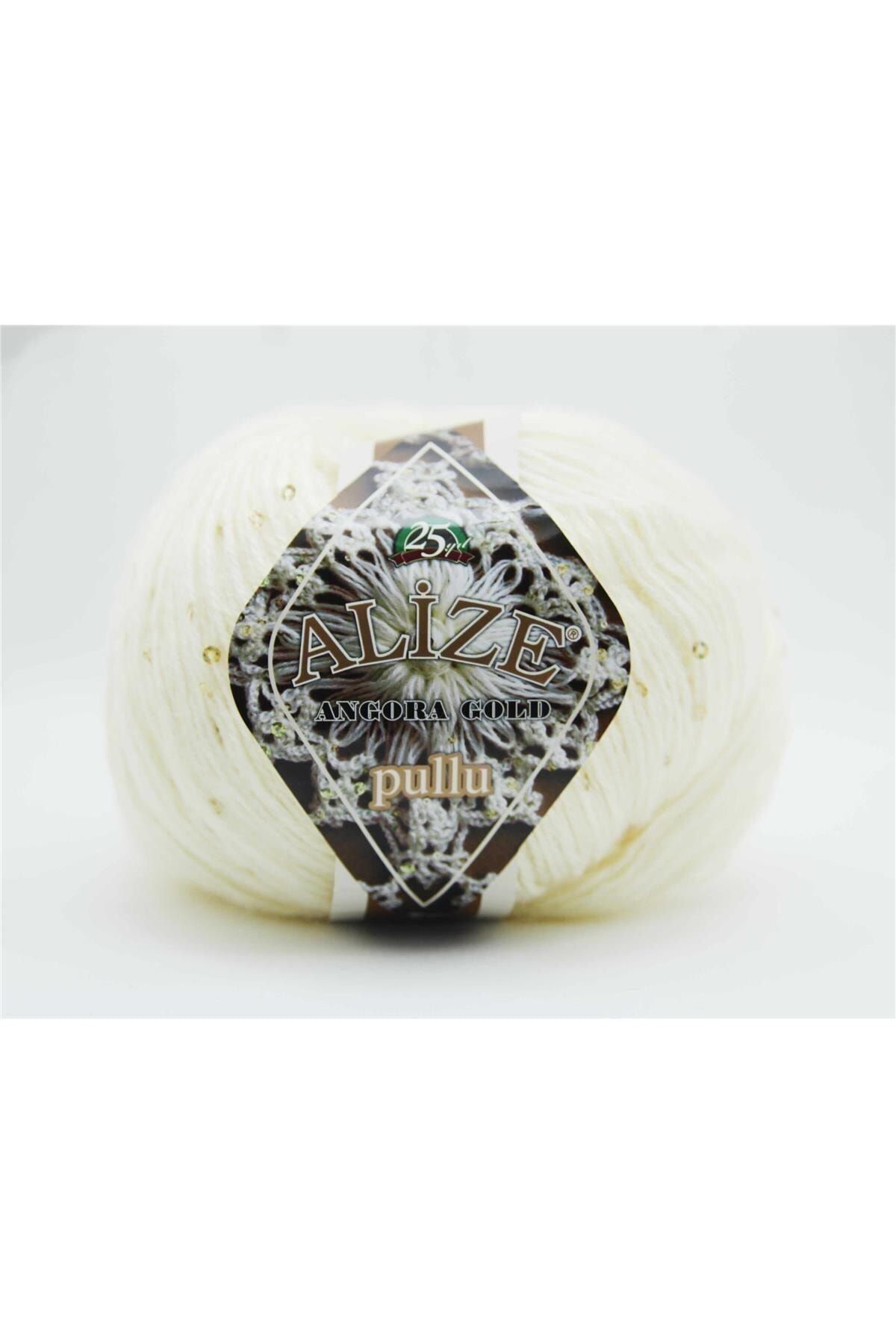Alize Angora Gold Pullu 01 Krem 50 Gr.