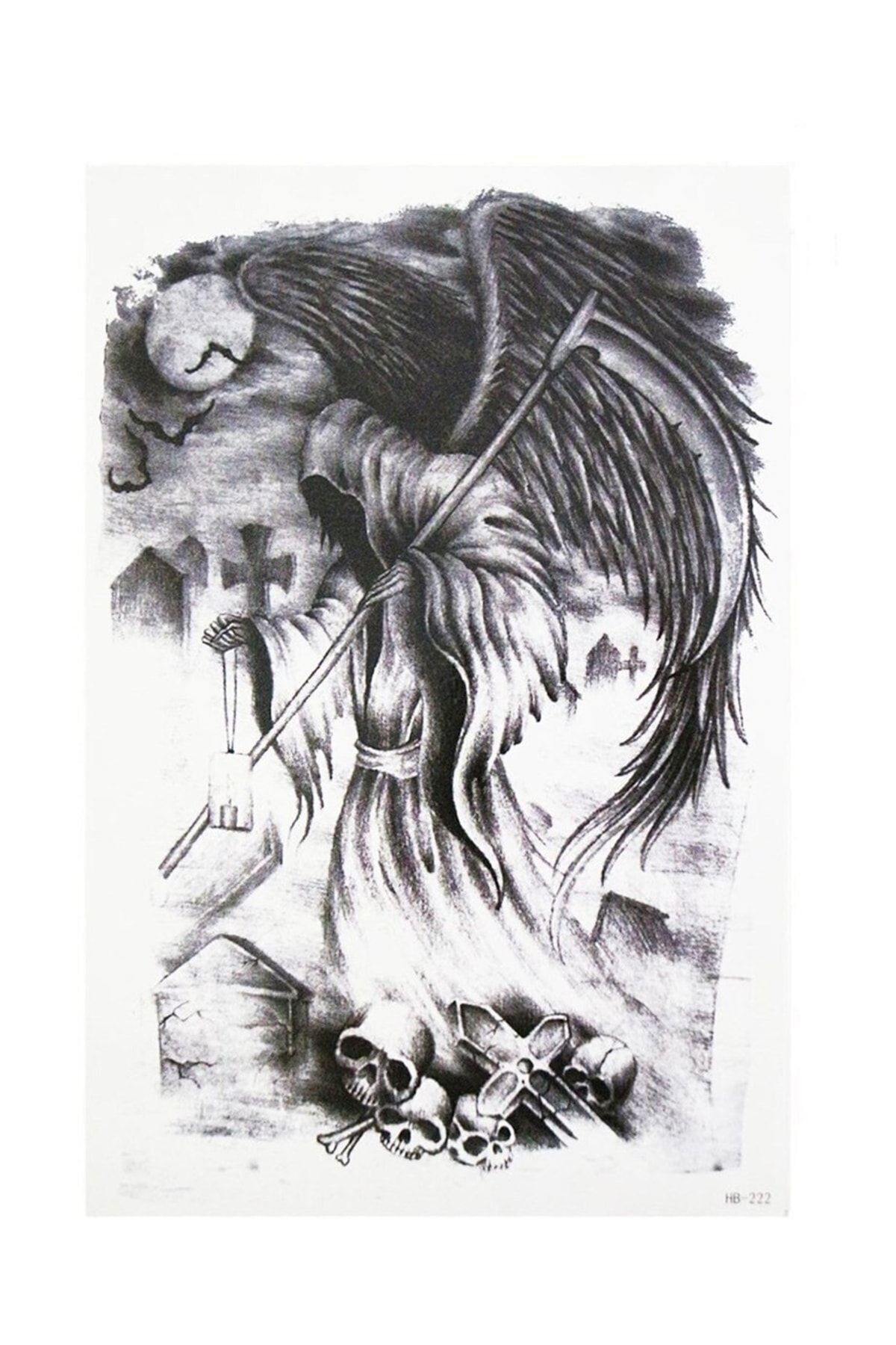 Barly Geçici Azrail Dövme Tattoo