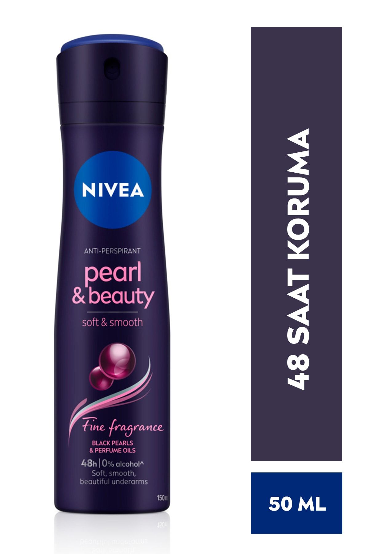 Kadın Sprey Deodorant Pearl&Beauty Fine Fragrance 48 Saat Anti-Perspirant Koruma 150 ml Kalıcı Koku_0