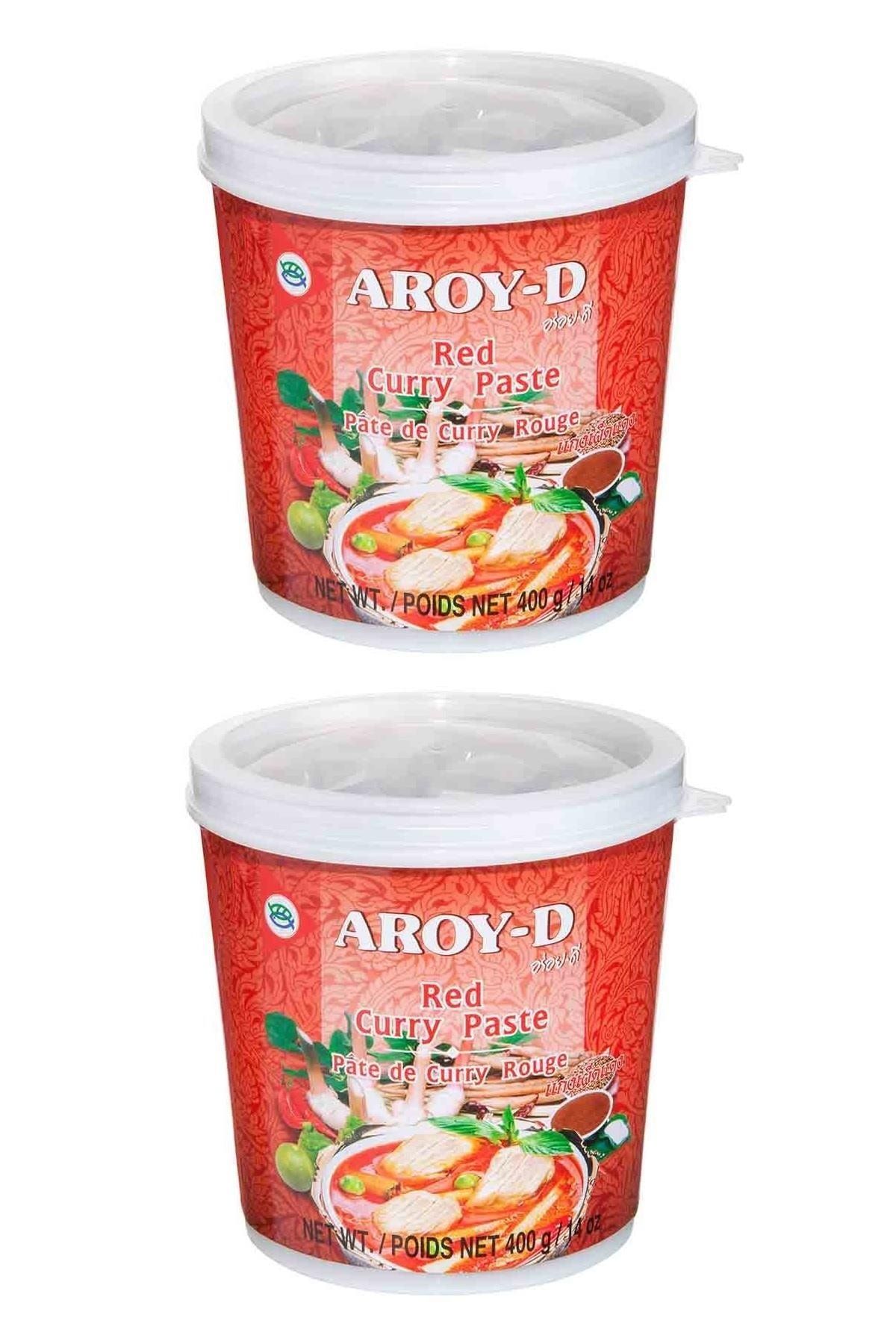 Aroy D Aroy-d Kırmızı Köri Ezmesi 400 Gr 2 Adet Red Curry Paste