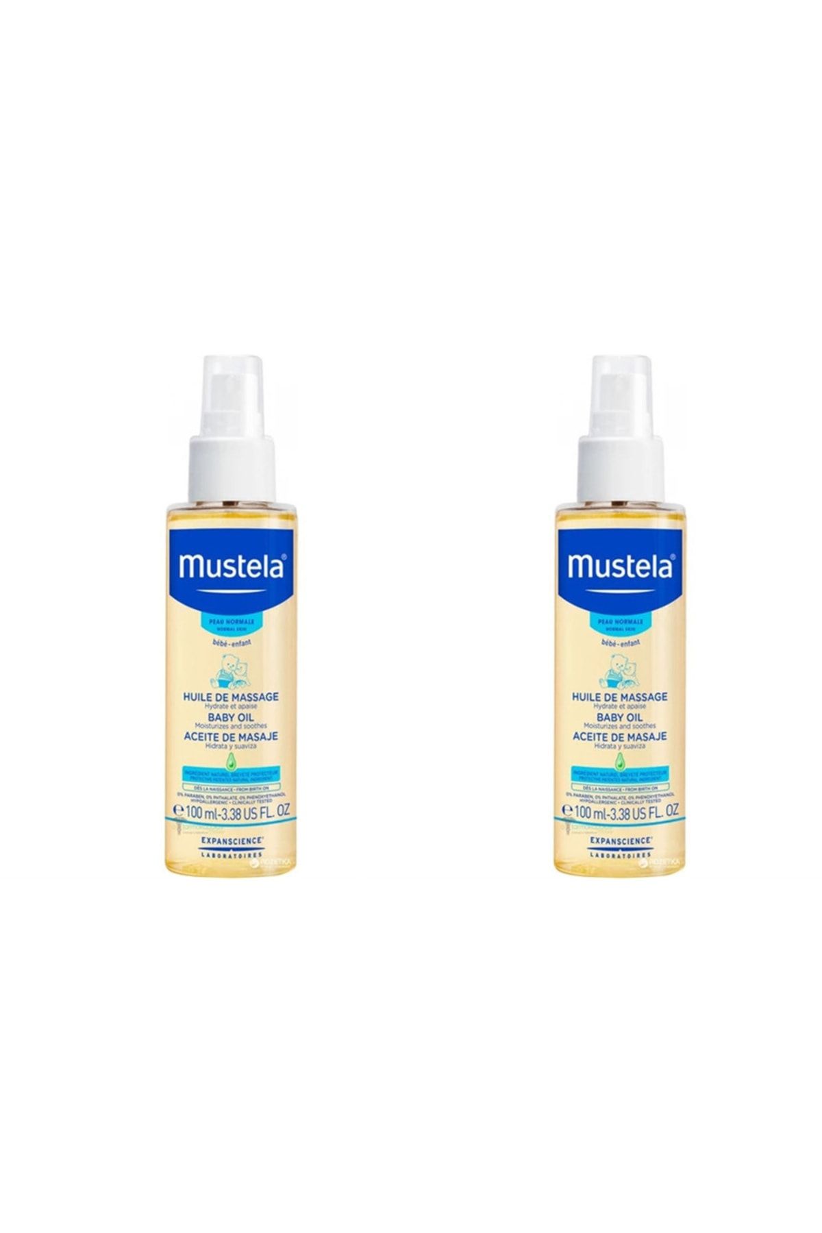 Mustela Baby Oil Masaj Yağı 100 ml x 2 Adet