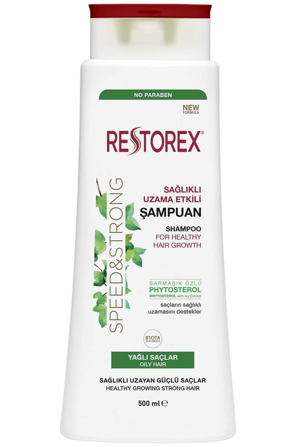 Restorex Şampuan Sağlıklı Uzama Etkili (yağlı Saçlar) 500 Ml