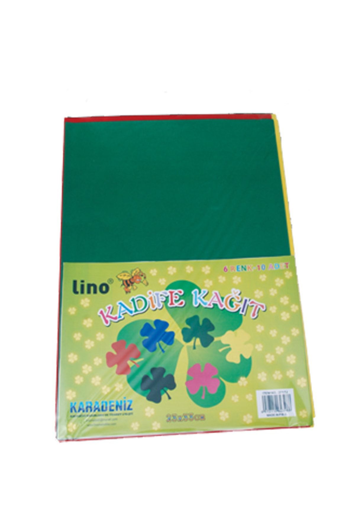 Lino Kadife Kağıt 10 Lu 23x33 Cm 6 Renk 2717j