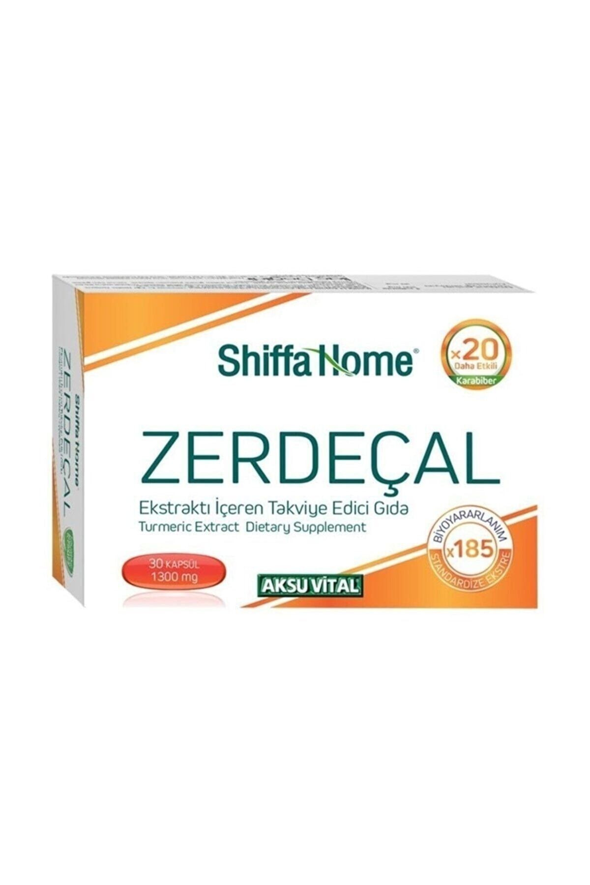 Shiffa Home Zerdeçal Ekstratı Softjel 30 Kapsül 1300 Mg