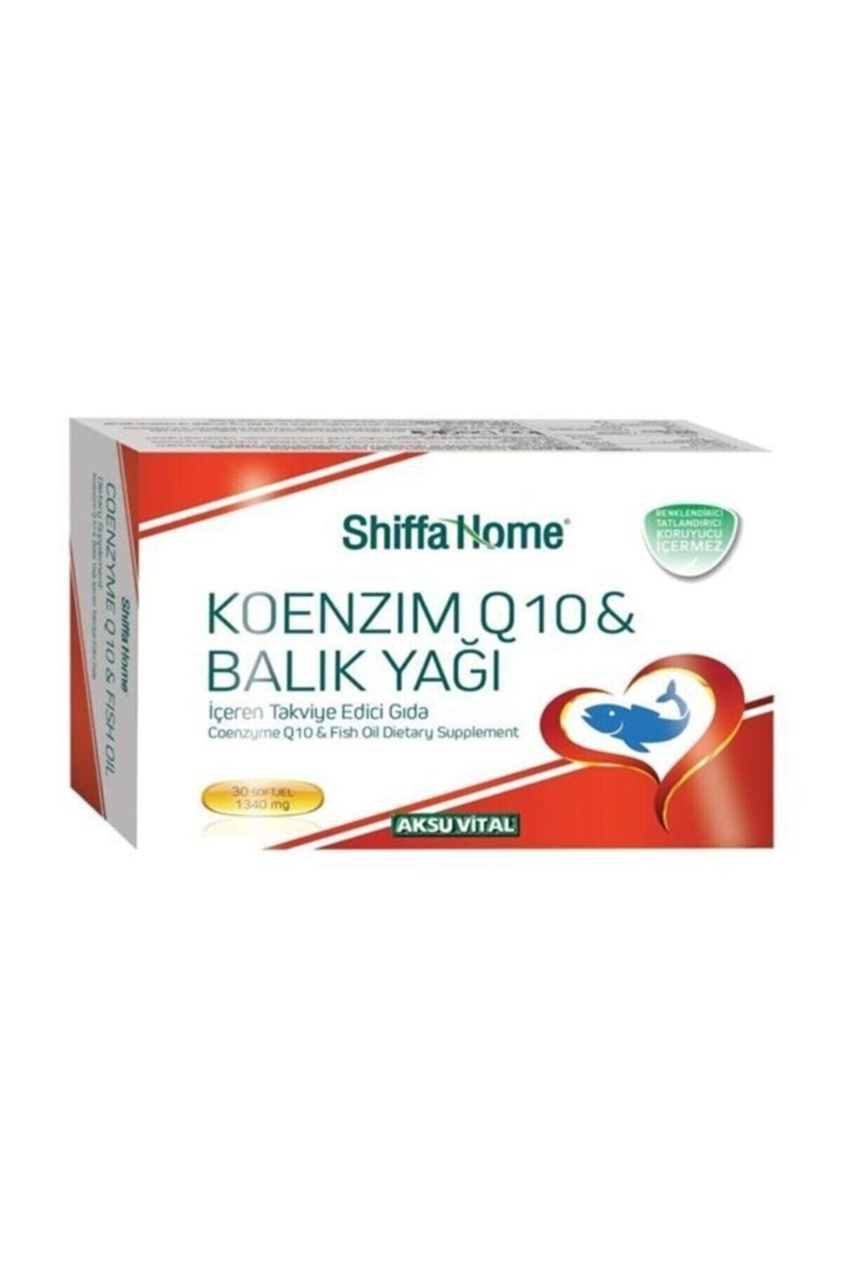 Shiffa Home Koenzim Q10 & Balık Yağı - 1320 Mg