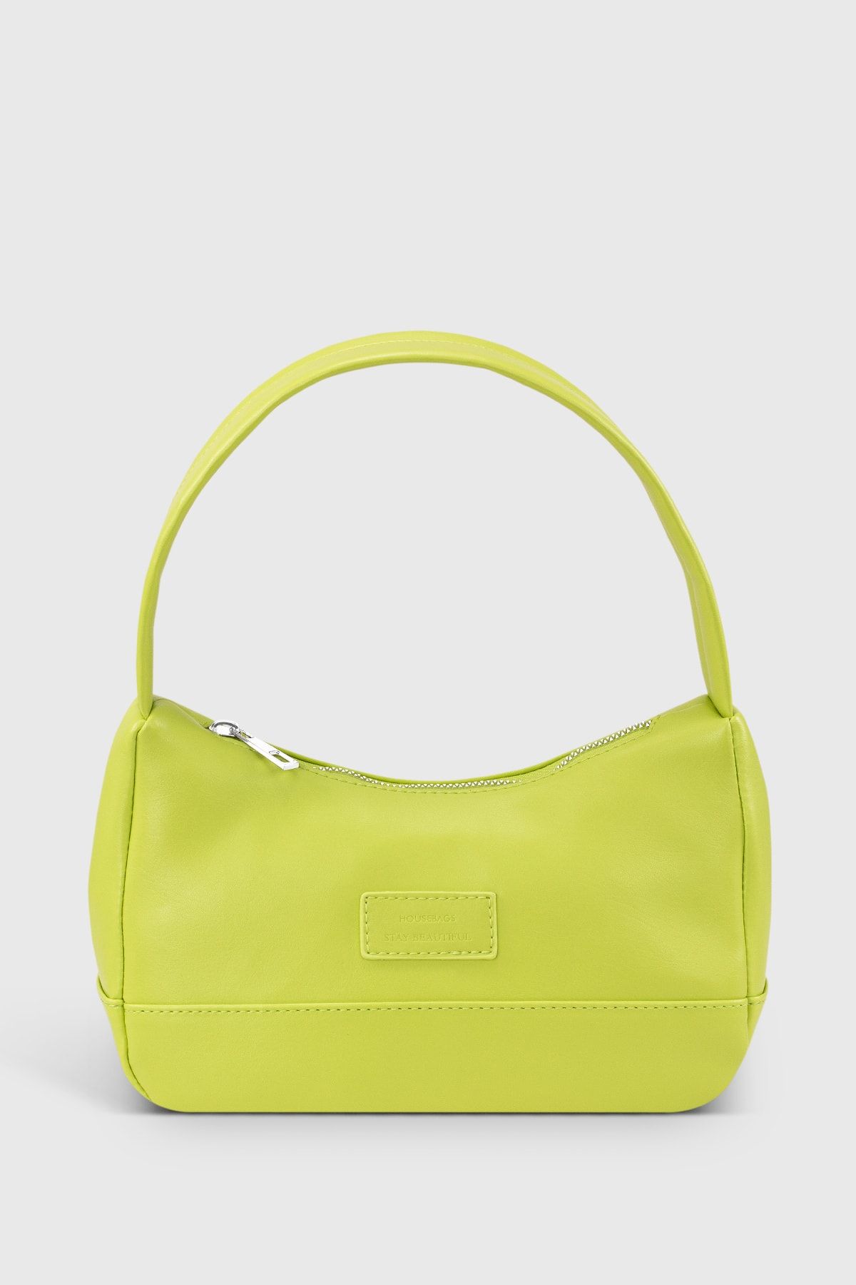 Housebags Kadın Neon Yeşil Baguette Çanta 197