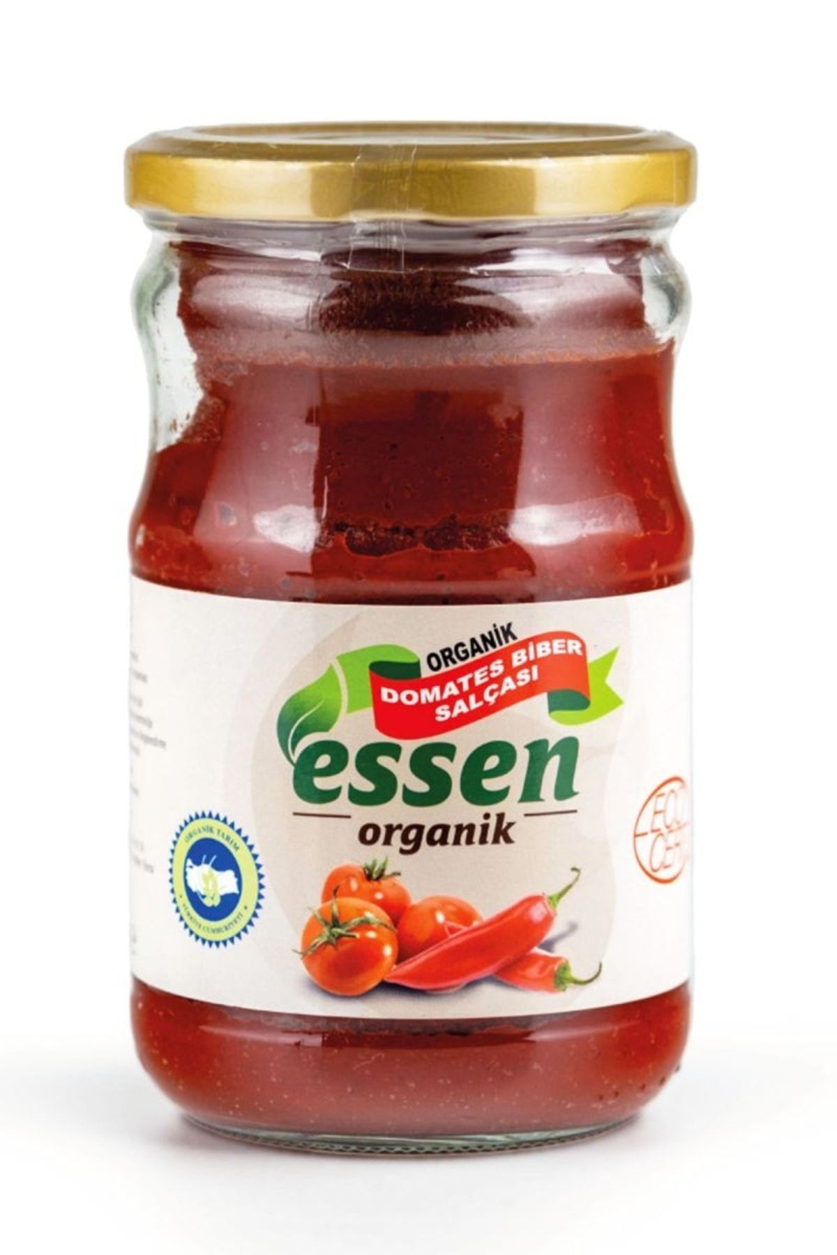 Essen Organik Organik Domates Biber Karışık Salça (tuzsuz) 650gr