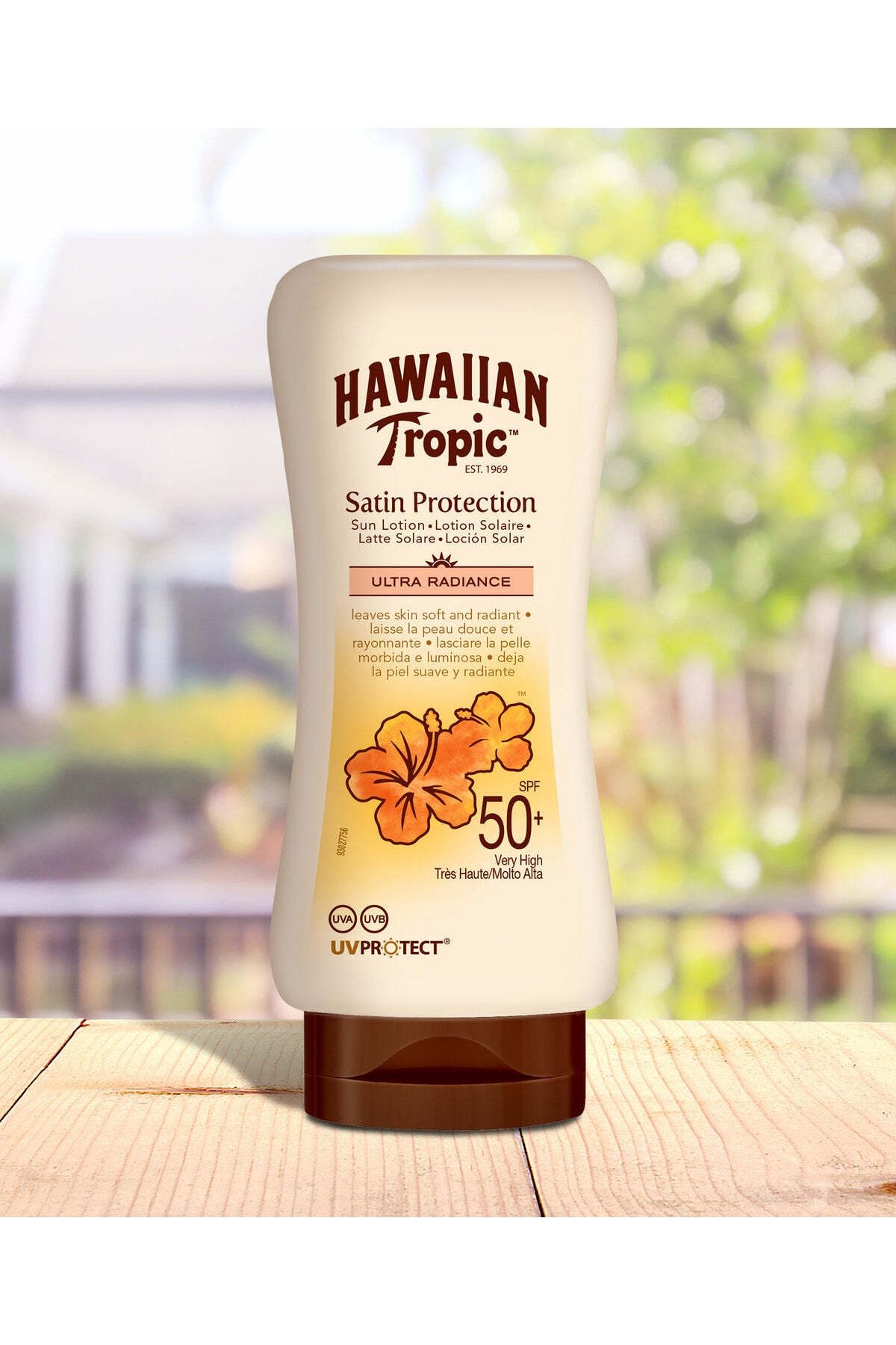 Hawaiian Tropic Hindistan Cevizi, Egzotik Tropikal Çiçekler 50 180ml Koruyucu Ve Nemlendirici Güneş Losyonu