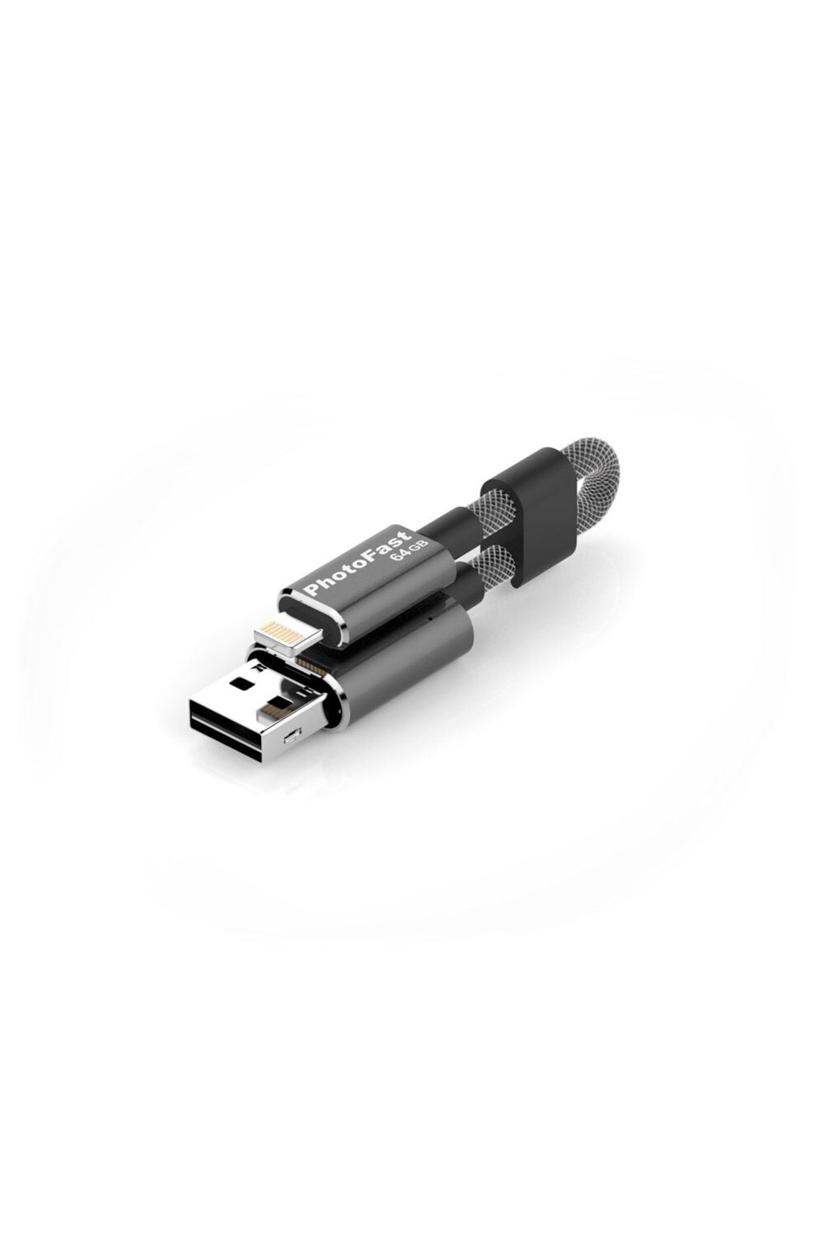 Genel Markalar MemoriesCable GEN3 64GB Lightning / USB 3.0 Şarj Kablolu Siyah Apple USB Bellek