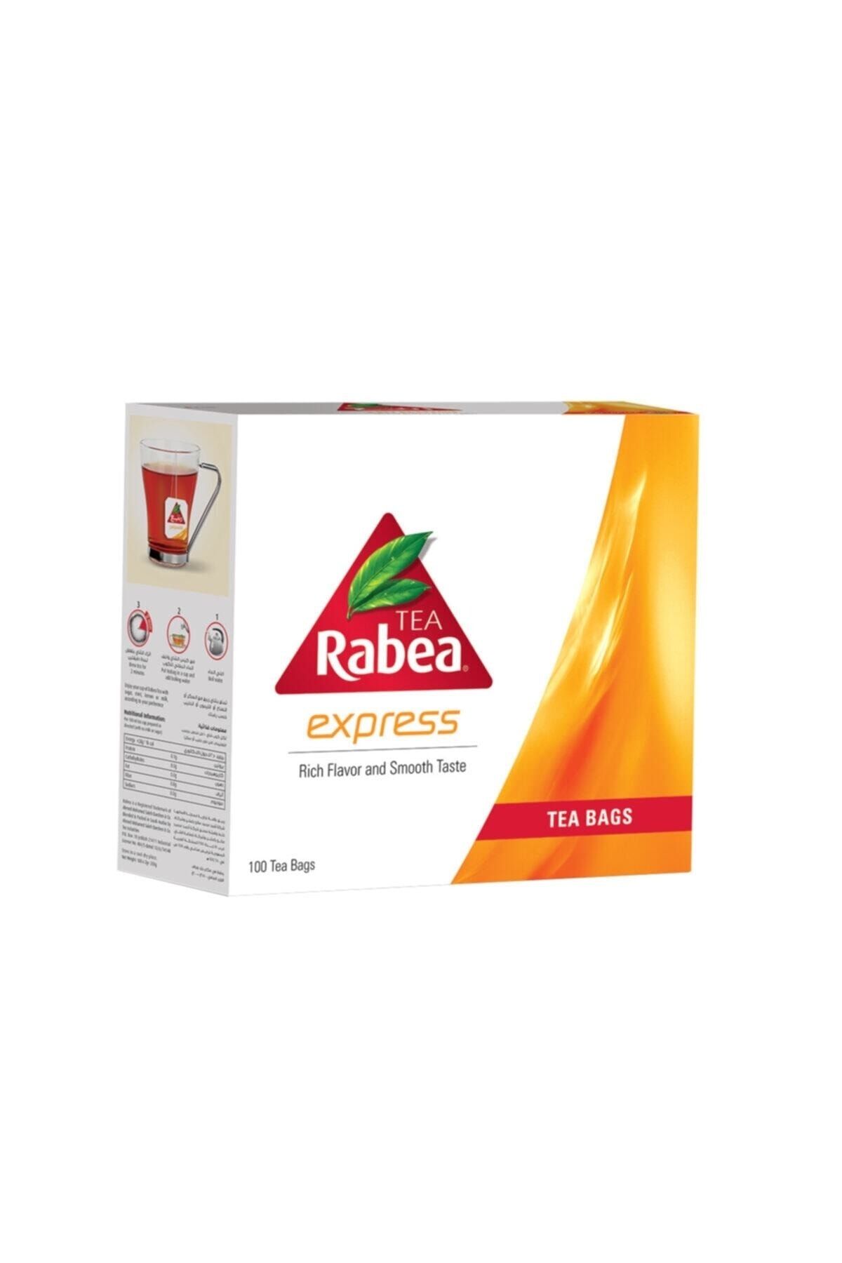 payitaht hurma Rabea Tea - Express Yumuşak Içimli Zengin Aromalı Siyah Çay 100 Poşet